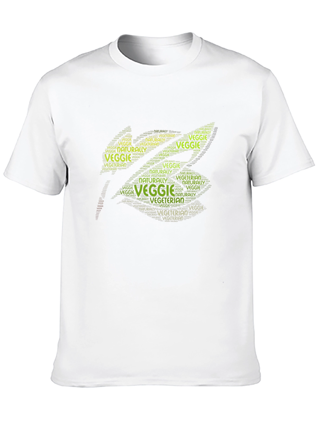 Veggie Vegetarian Word Art Graphic T-Shirt