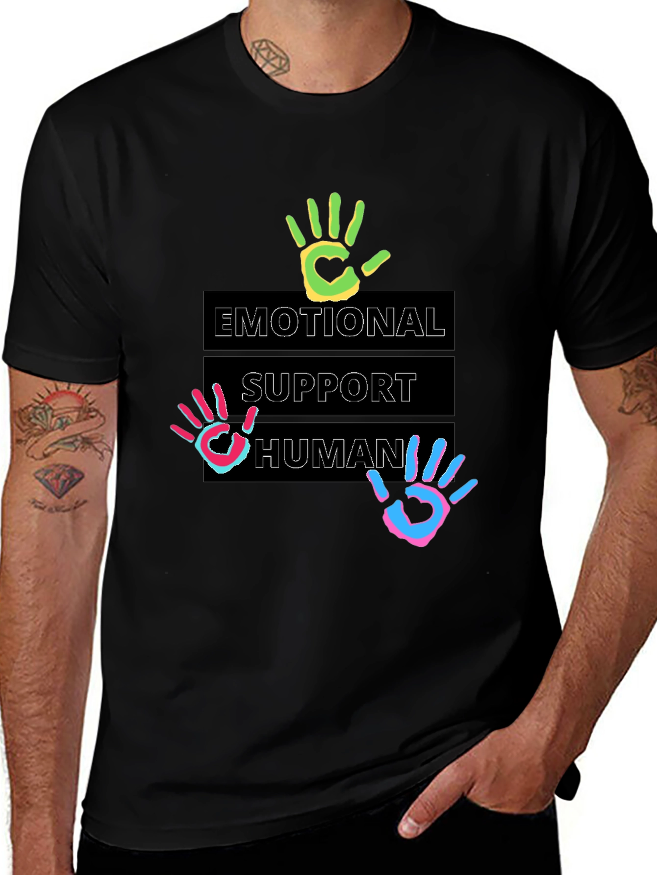 Emotional Support Human Graphic Tee