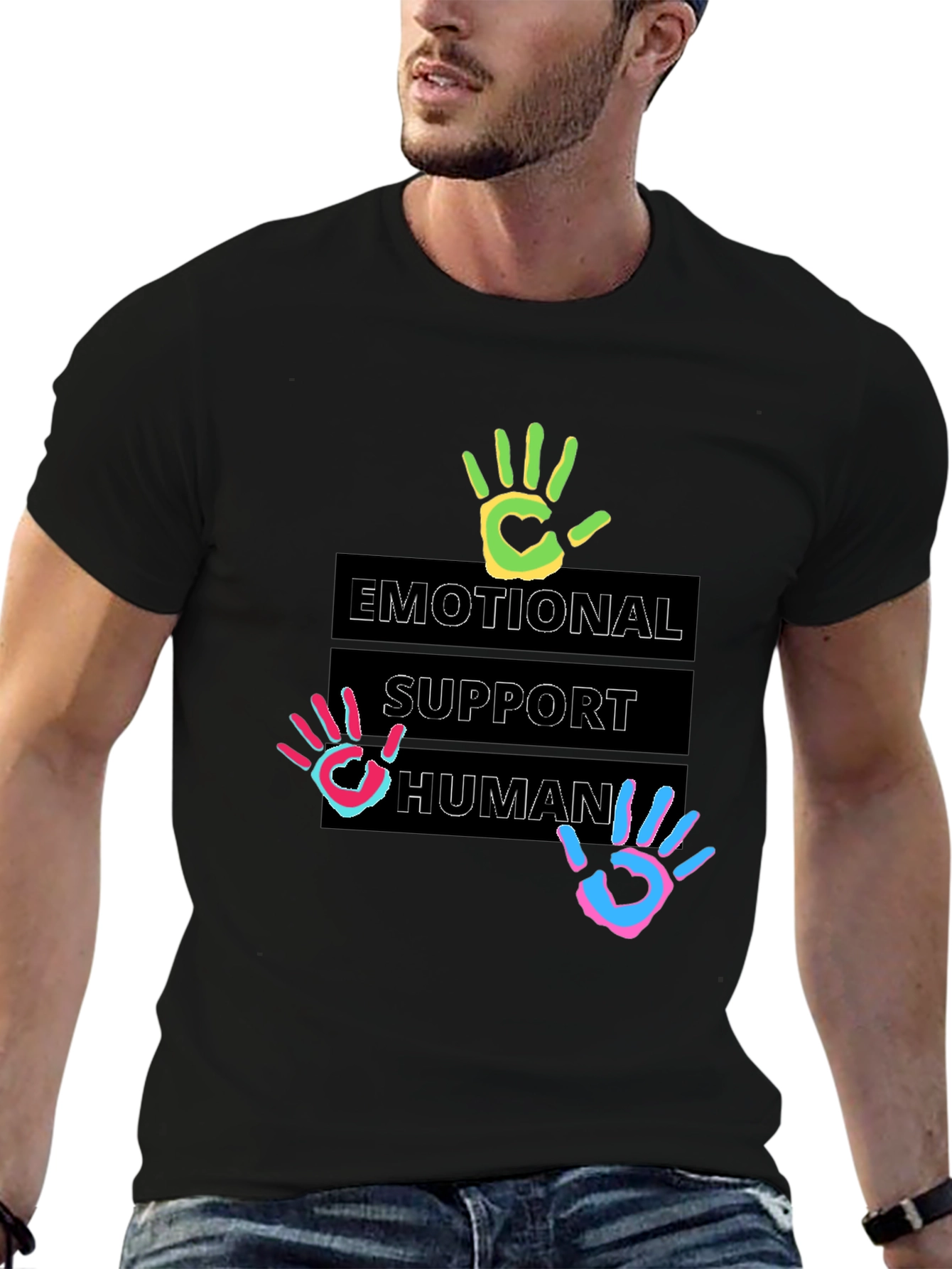 Emotional Support Human Graphic Tee
