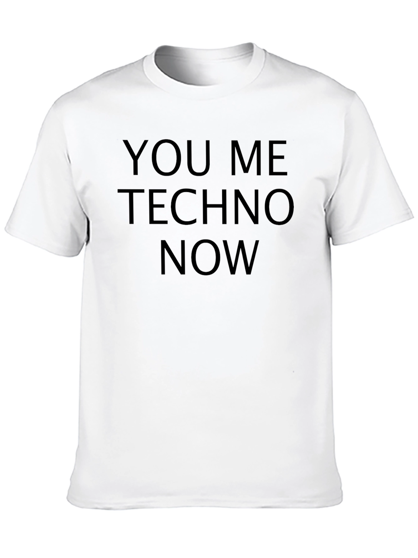 You Me Techno Now Black T-Shirt