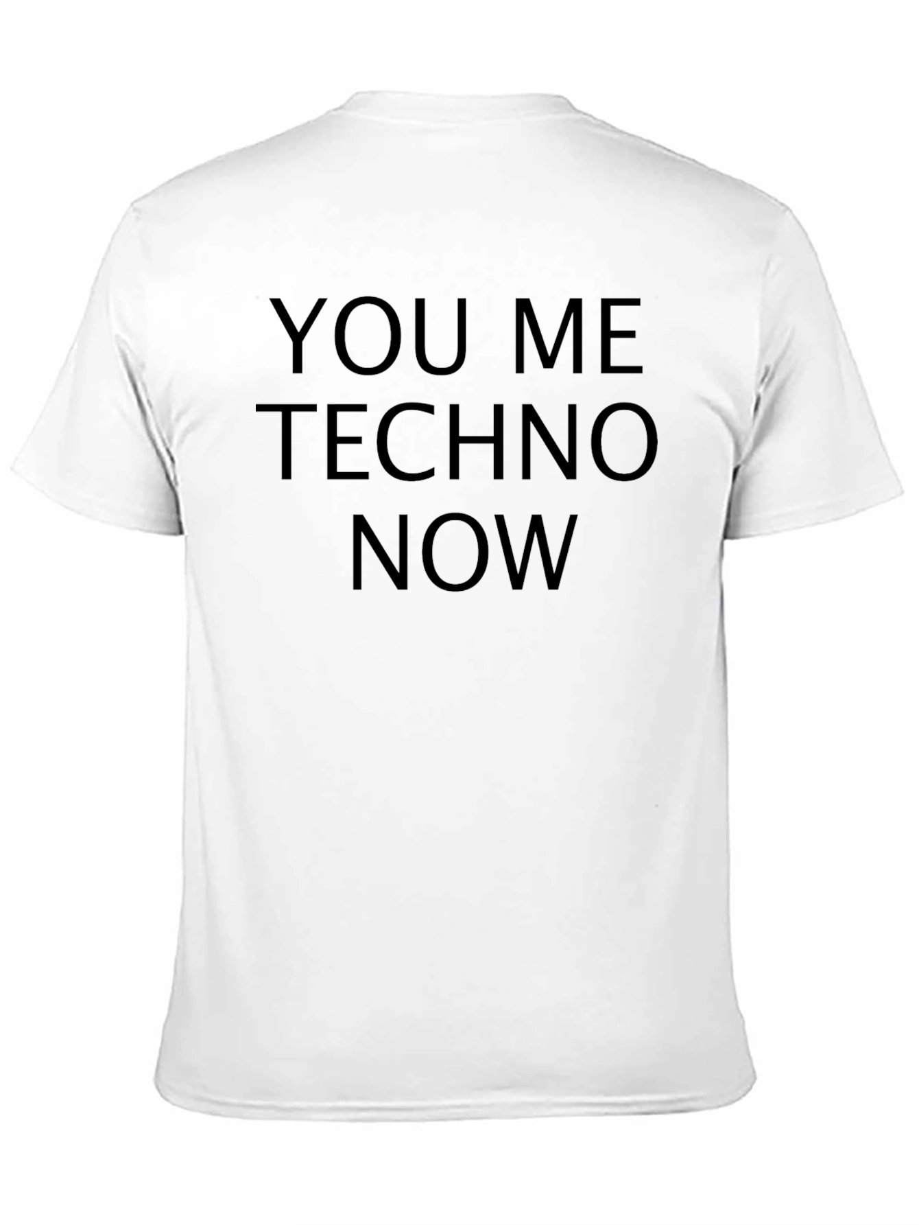 You Me Techno Now Black T-Shirt
