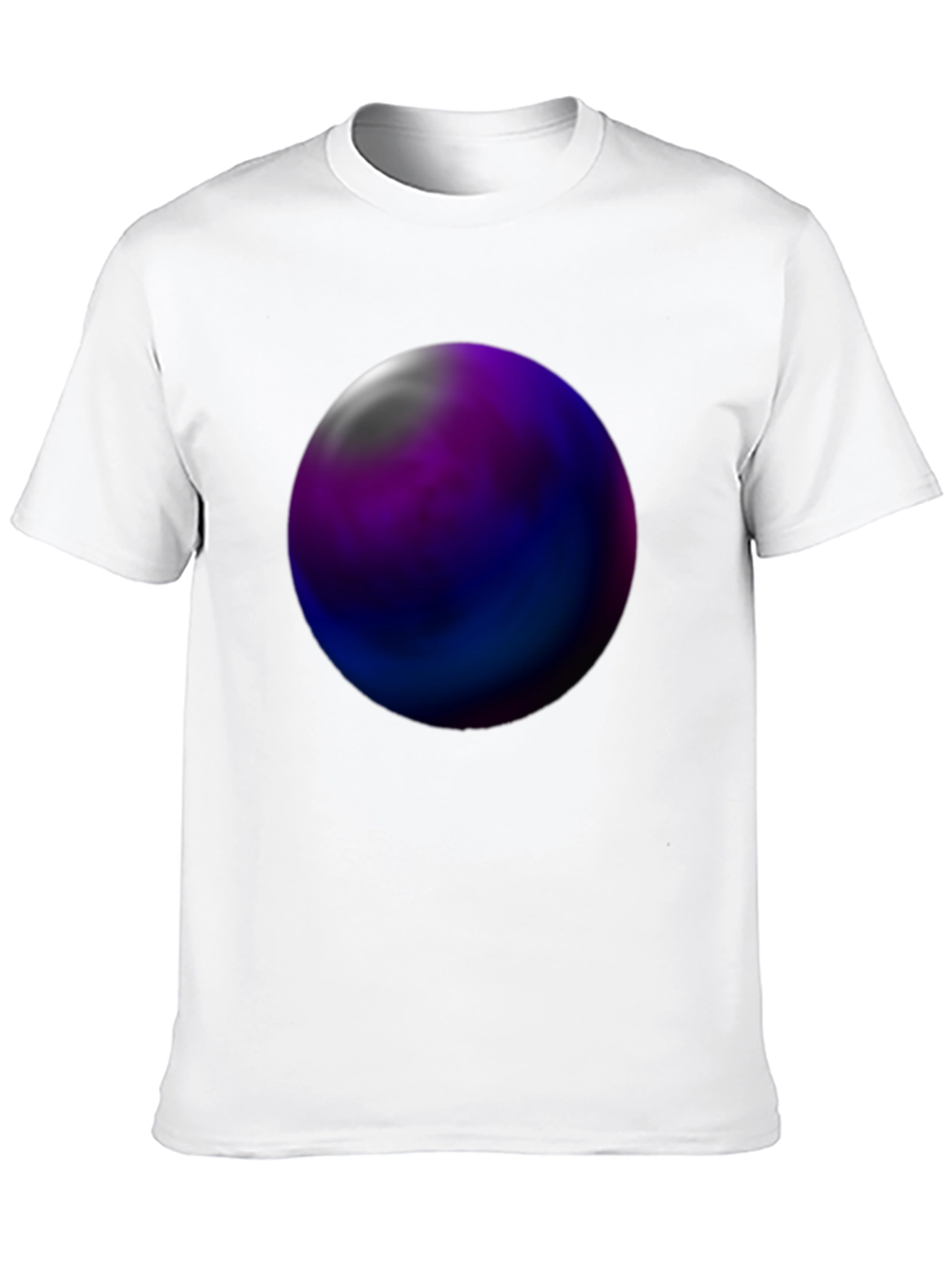 Abstract Orb Graphic Tee - Black Unisex T-Shirt