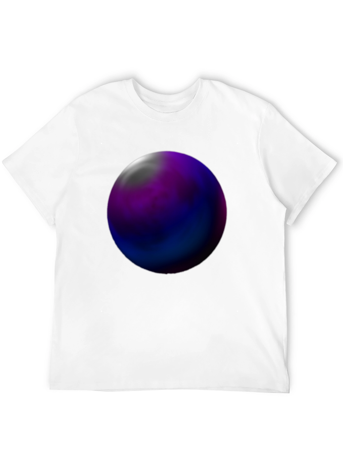 Abstract Orb Graphic Tee - Black Unisex T-Shirt
