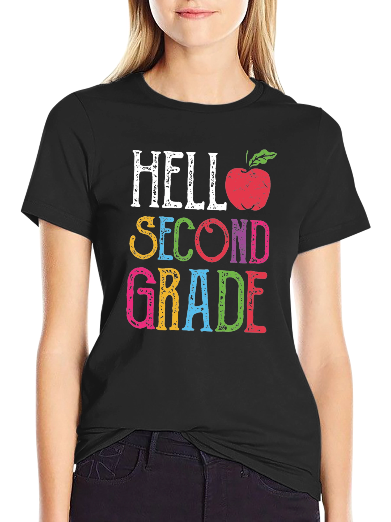 Hello Second Grade Teacher T-Shirt Back to School