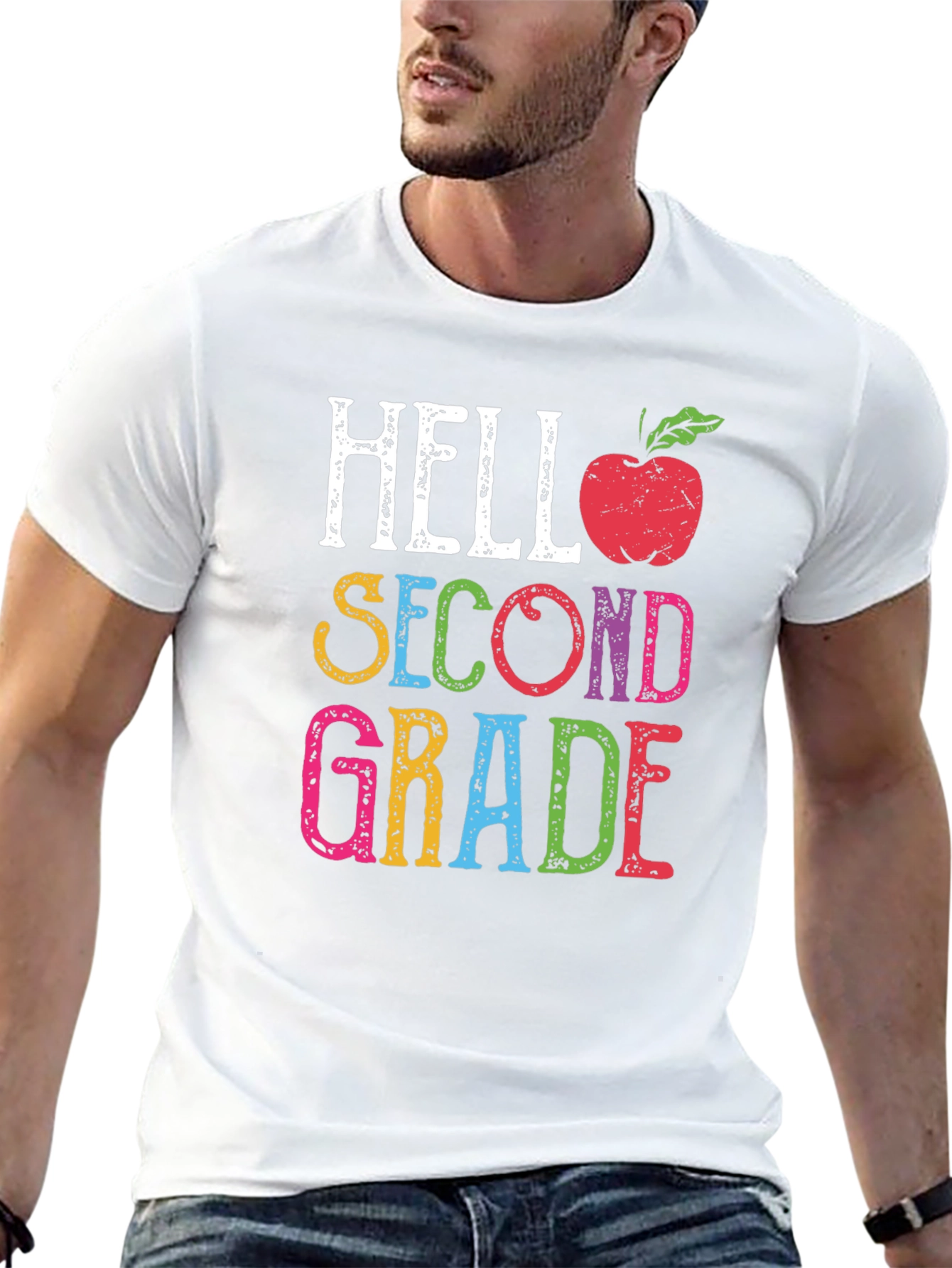 Hello Second Grade Teacher T-Shirt Back to School