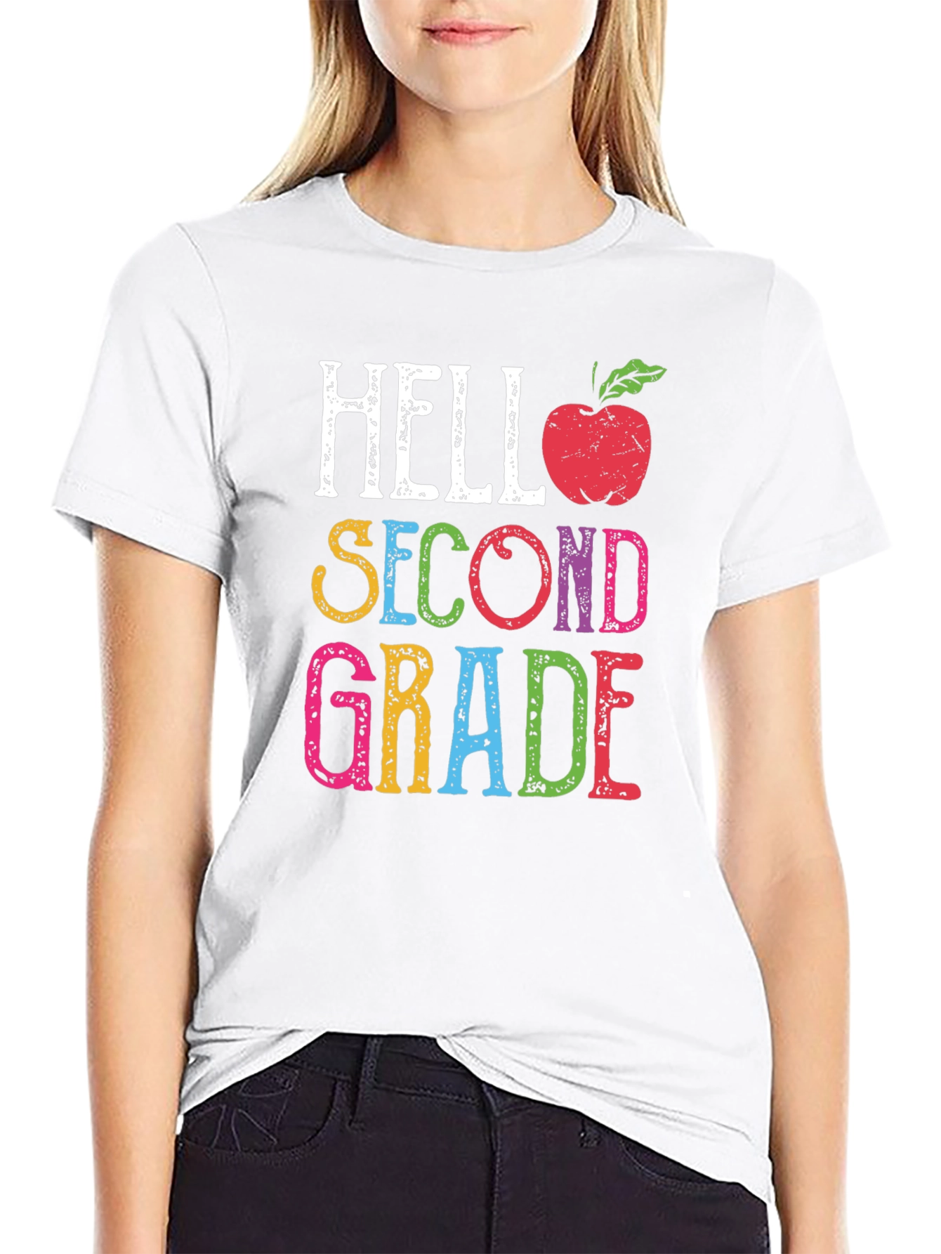 Hello Second Grade Teacher T-Shirt Back to School