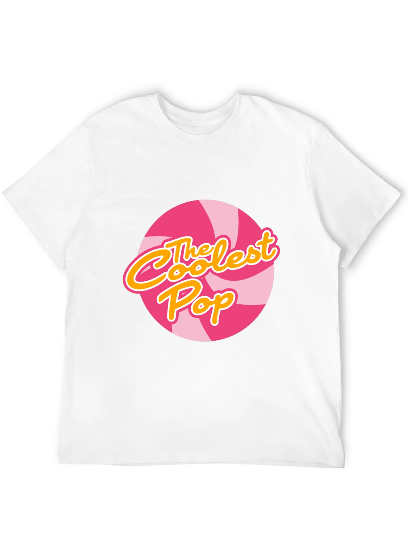 Coolest Pop Graphic T-Shirt - Candy Swirl Design