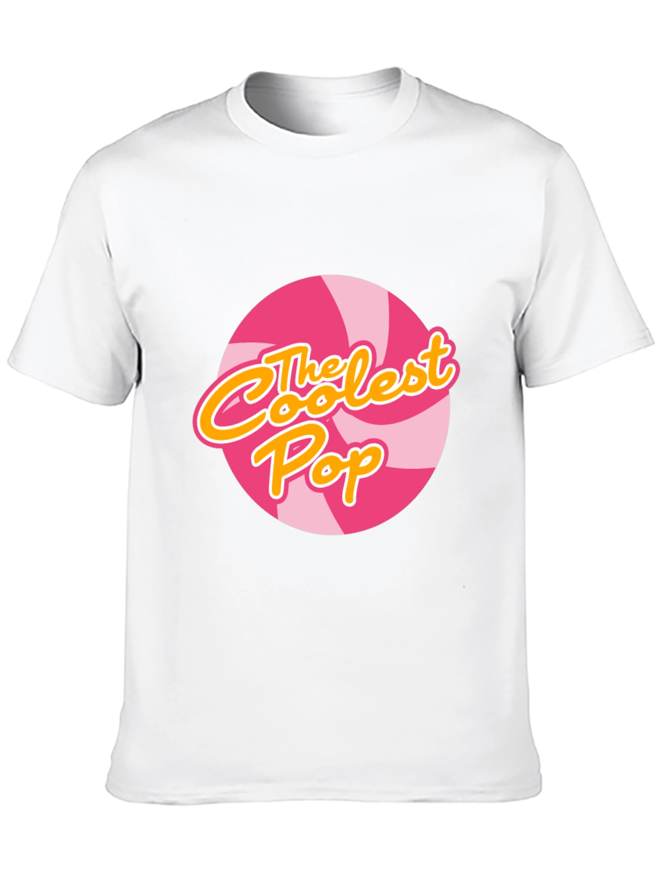 Coolest Pop Graphic T-Shirt - Candy Swirl Design
