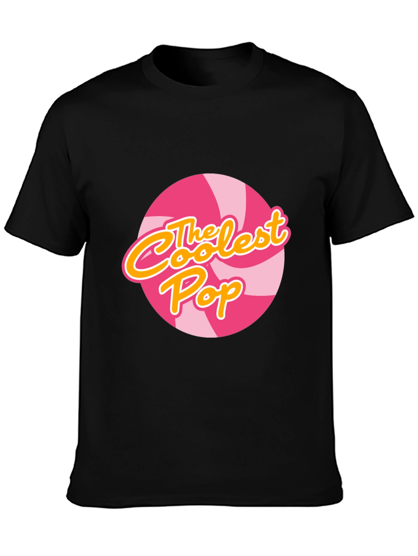 Coolest Pop Graphic T-Shirt - Candy Swirl Design