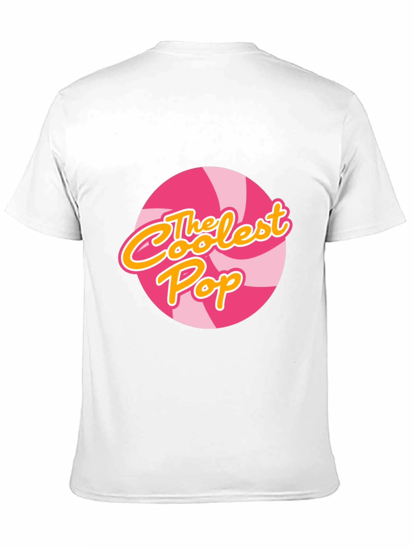 Coolest Pop Graphic T-Shirt - Candy Swirl Design