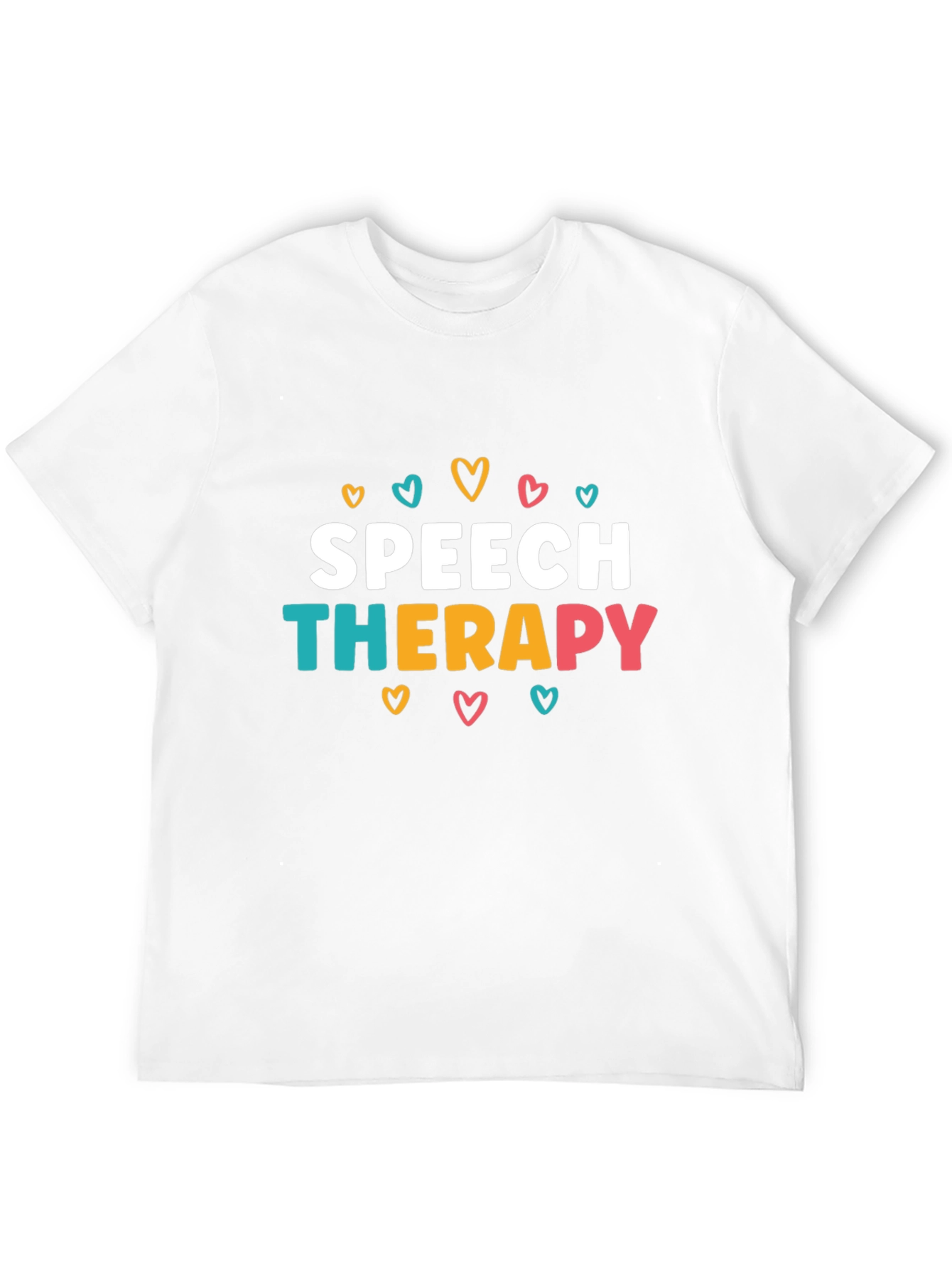 Speech Therapy Heart Graphic T-Shirt