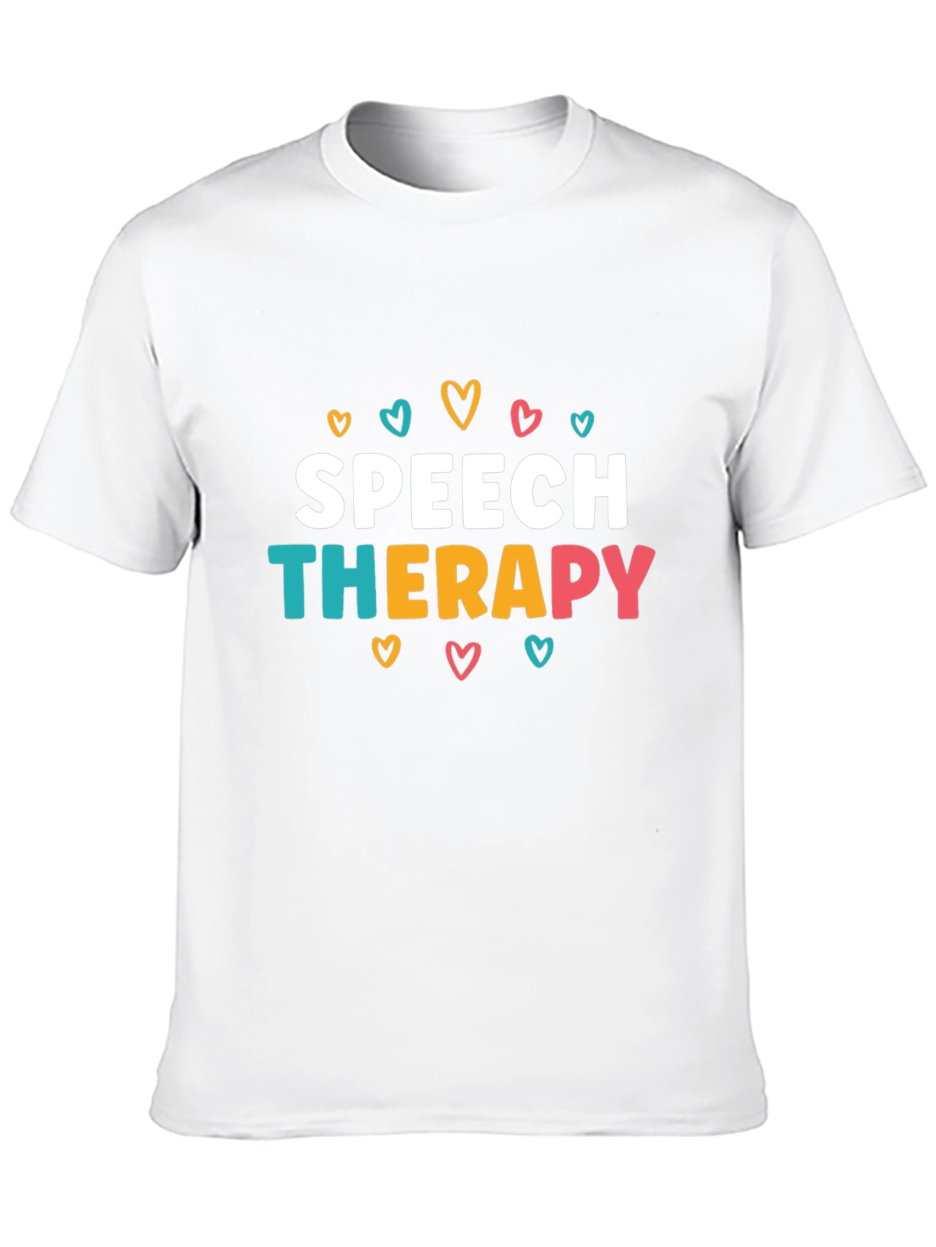 Speech Therapy Heart Graphic T-Shirt