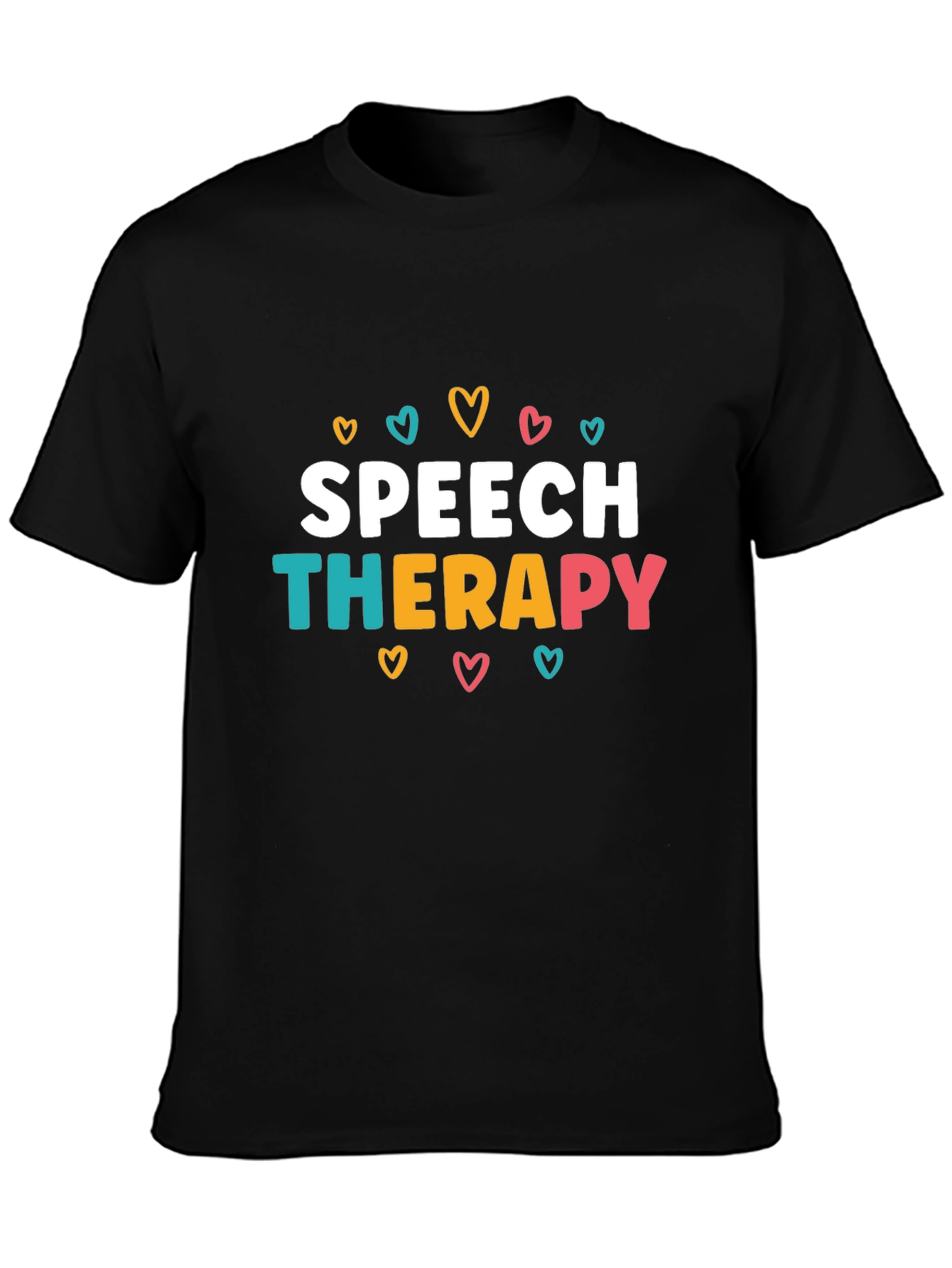Speech Therapy Heart Graphic T-Shirt