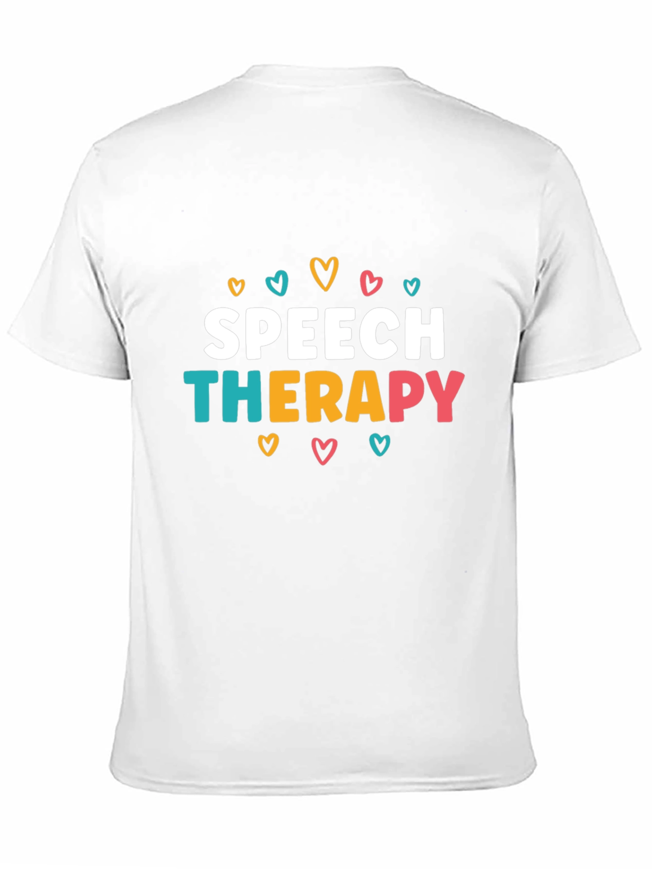 Speech Therapy Heart Graphic T-Shirt