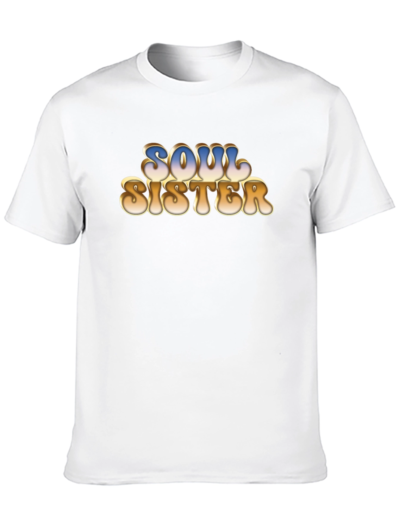 Soul Sister Graphic Tee - Retro Style Black T-Shirt