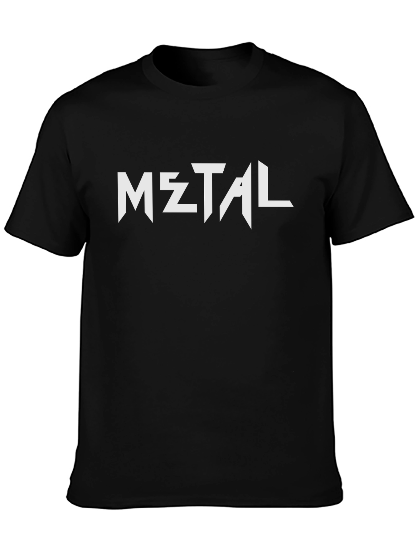 Black Metal Graphic T-Shirt - Bold Statement Tee