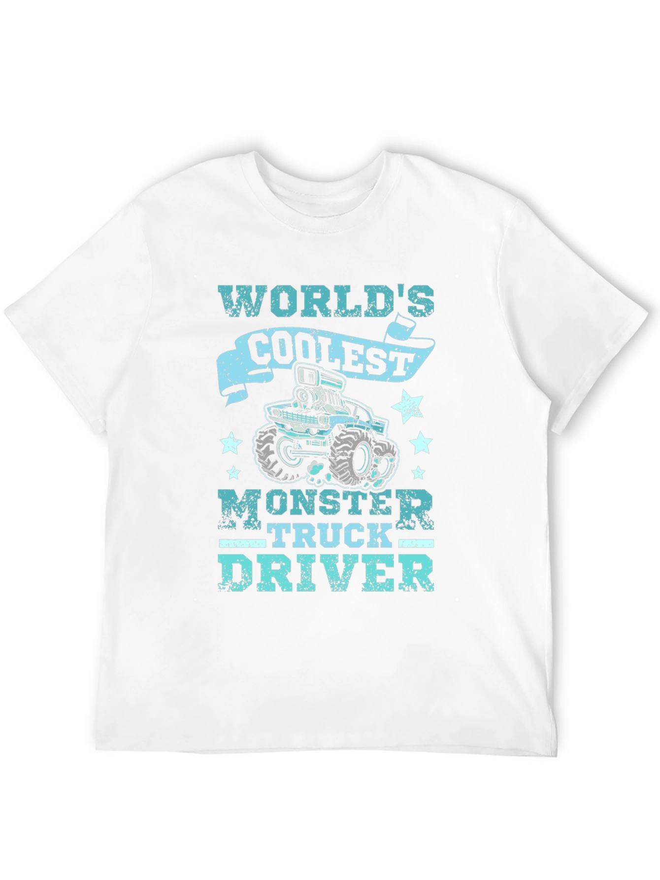 Coolest Monster Truck Driver Black T-Shirt