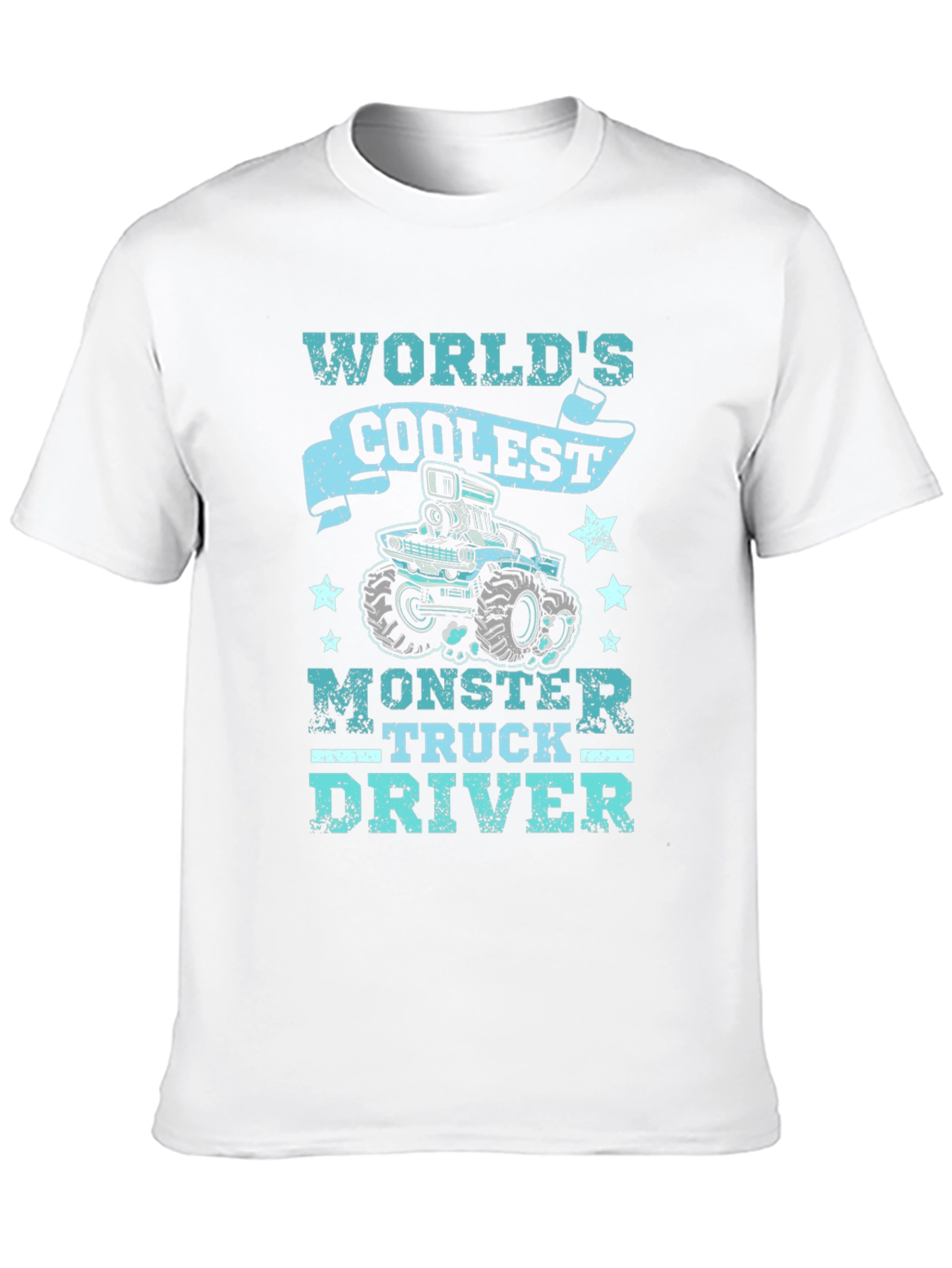 Coolest Monster Truck Driver Black T-Shirt