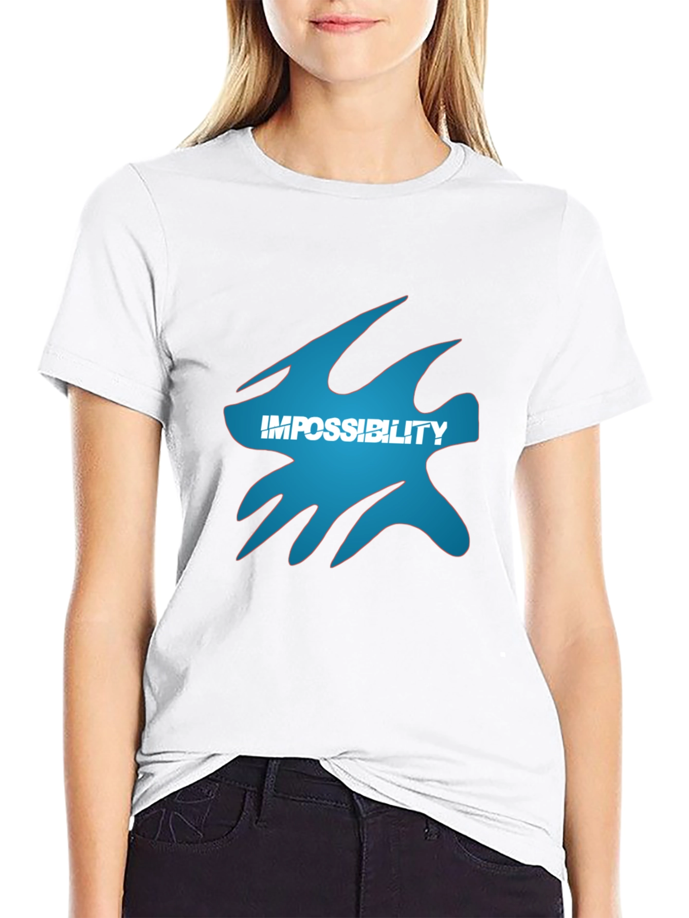 Impossibility Graphic Black T-Shirt