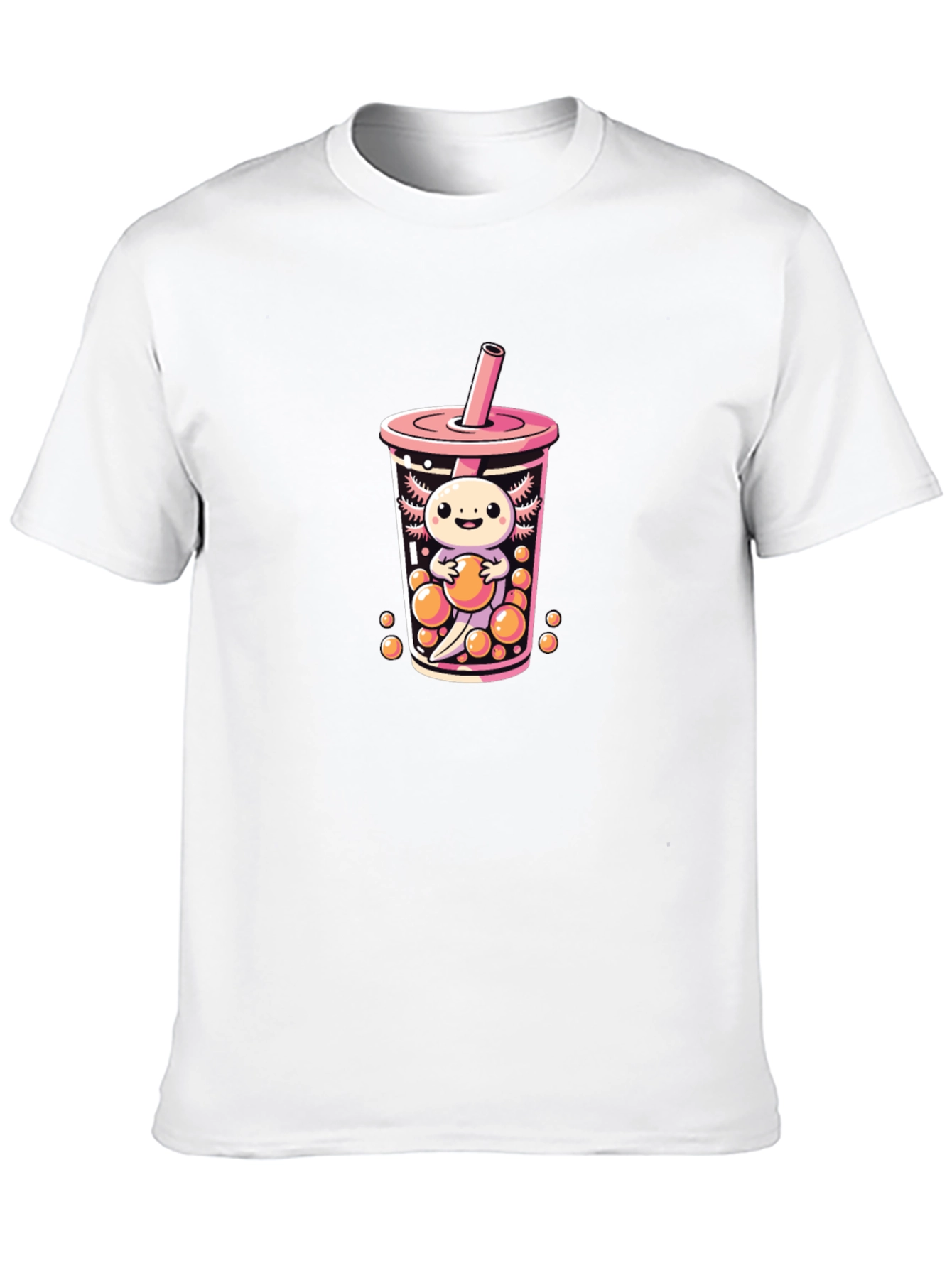 Axolotl Bubble Tea Graphic Tee