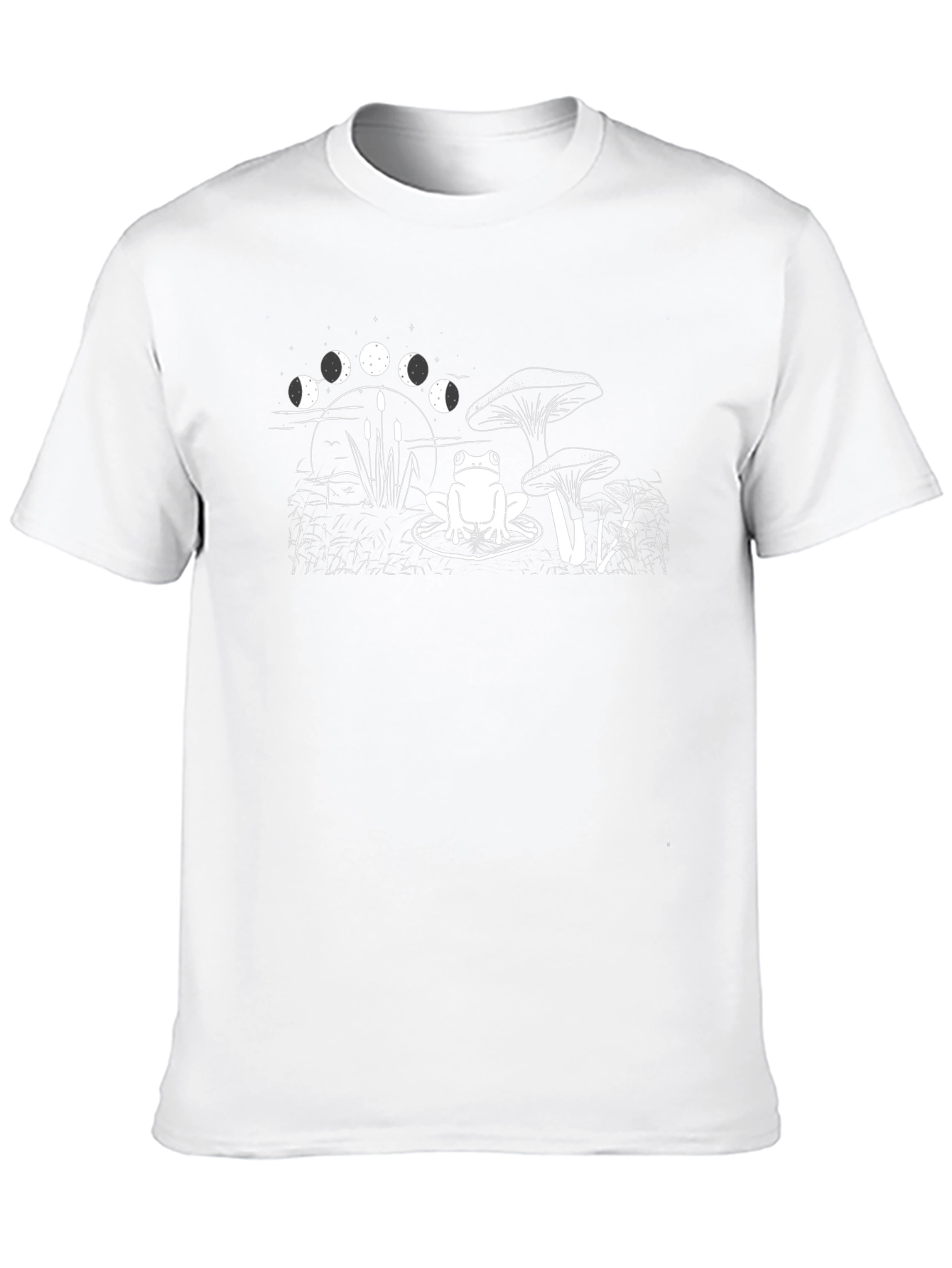 Frog on Lily Pad Graphic T-Shirt