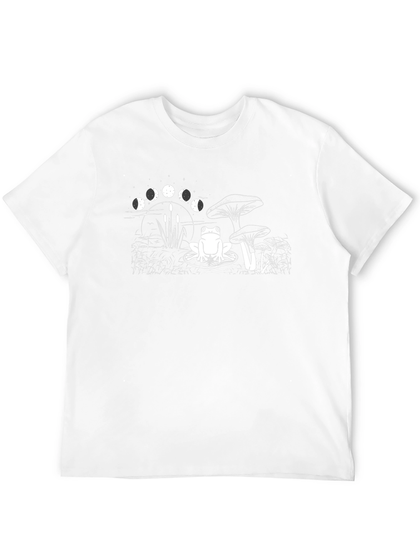 Frog on Lily Pad Graphic T-Shirt