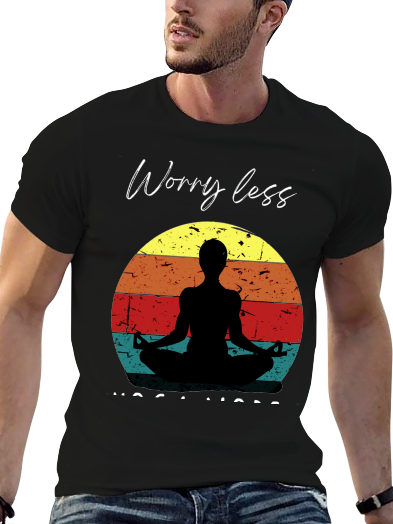 Worry Less Yoga More Graphic T-Shirt