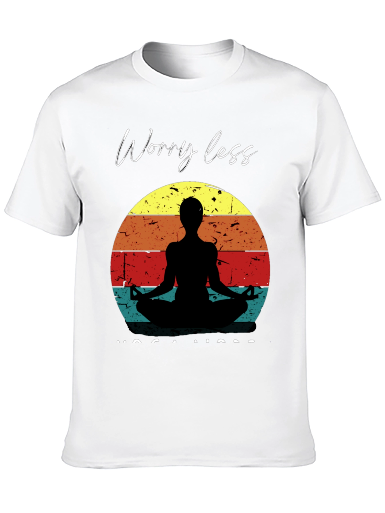 Worry Less Yoga More Graphic T-Shirt