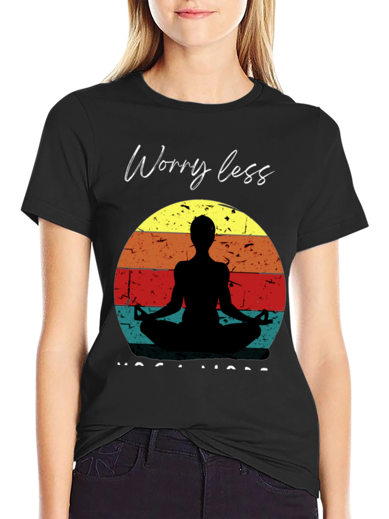 Worry Less Yoga More Graphic T-Shirt