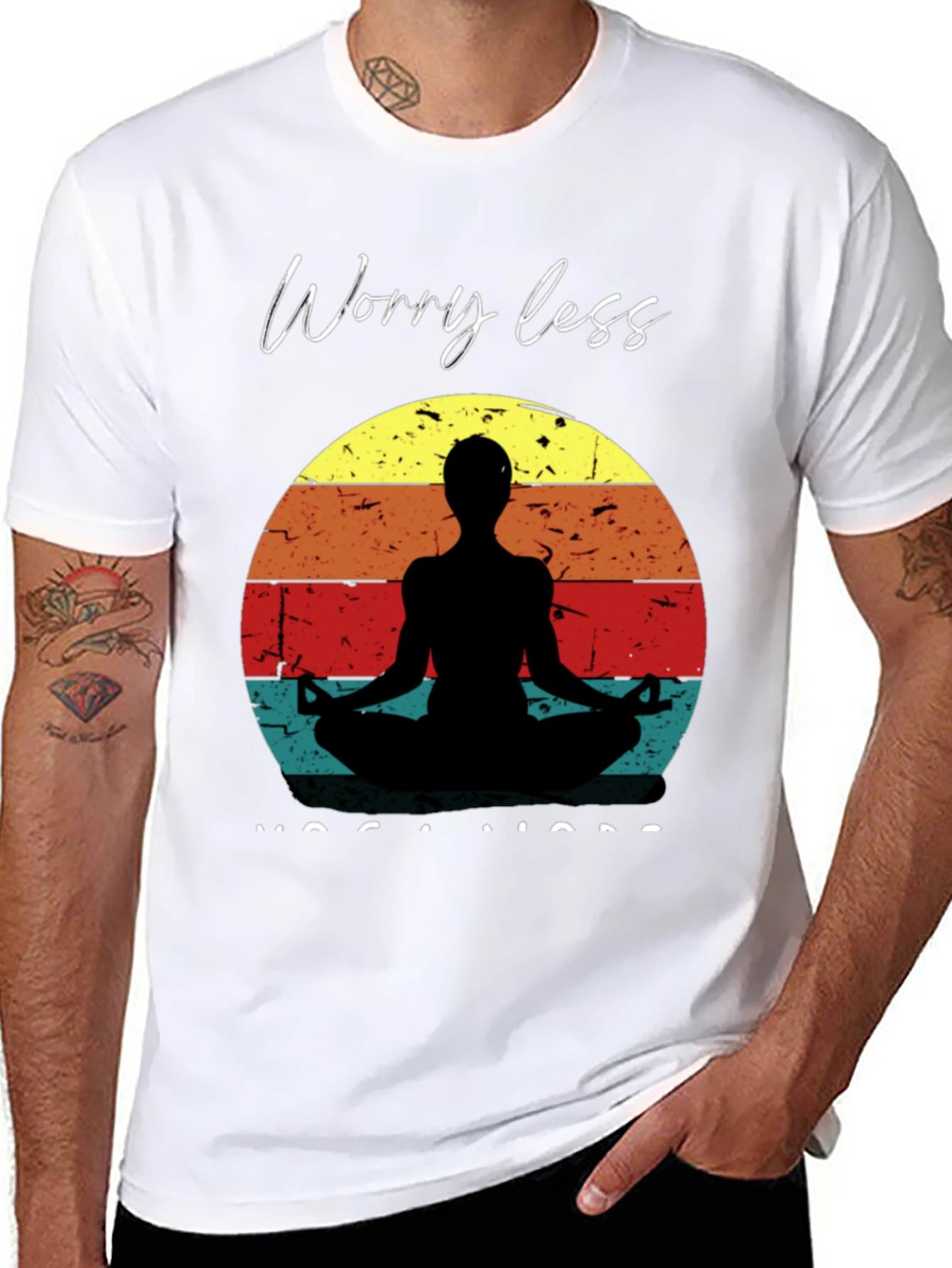 Worry Less Yoga More Graphic T-Shirt