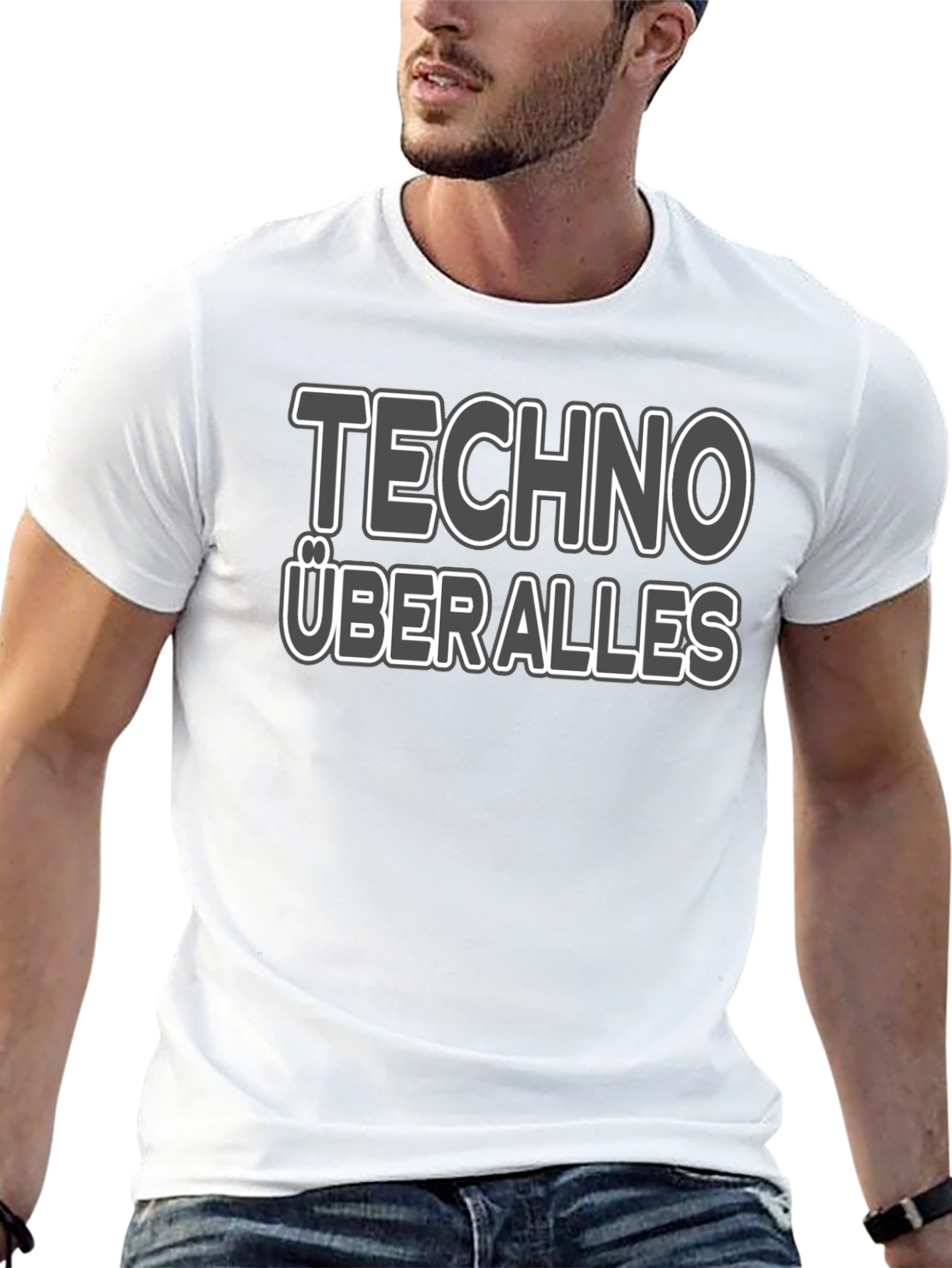 Techno Uber Alles T-Shirt - Stylish Graphic Tee