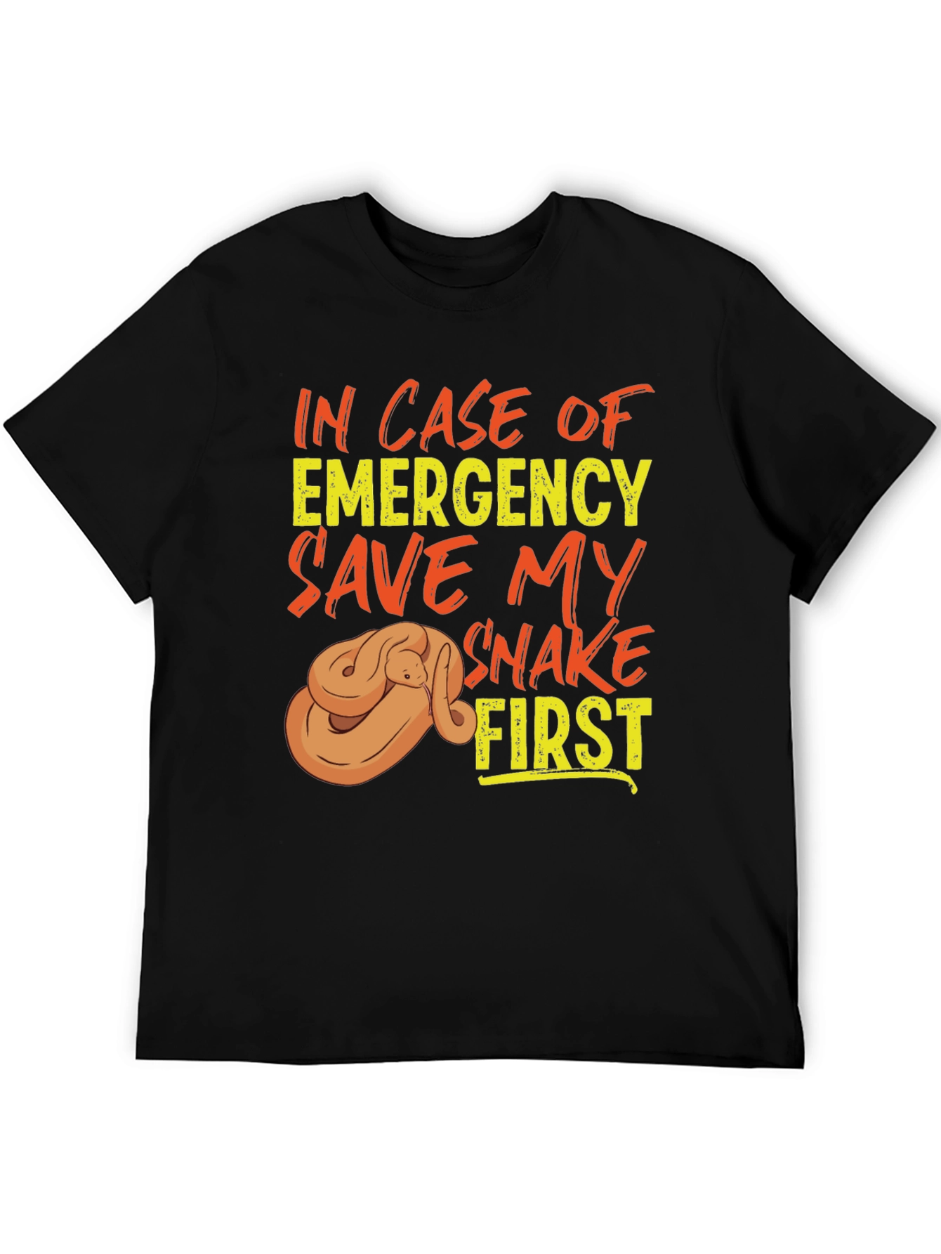 Save My Snake First T-Shirt Emergency Pet Reptile Tee