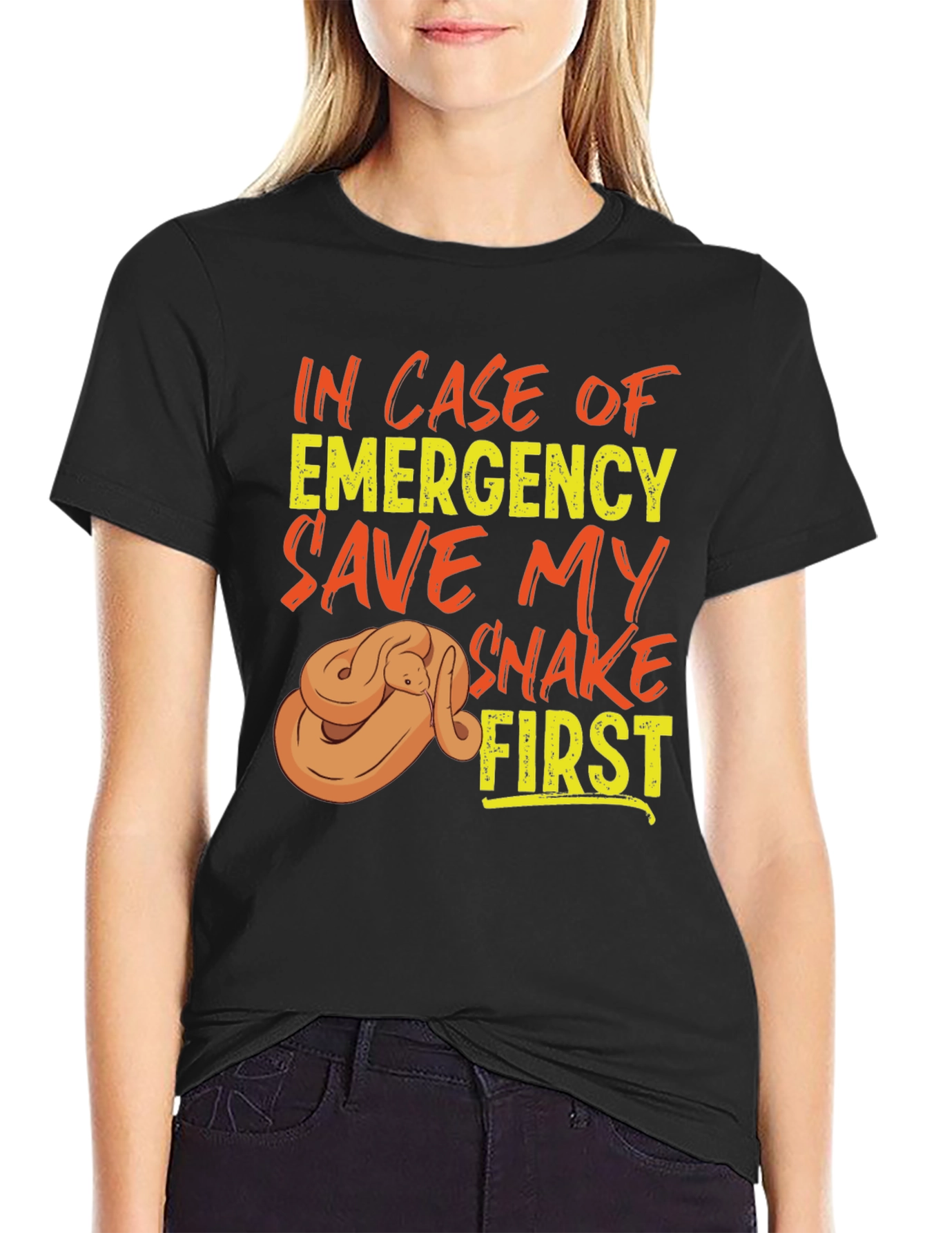 Save My Snake First T-Shirt Emergency Pet Reptile Tee