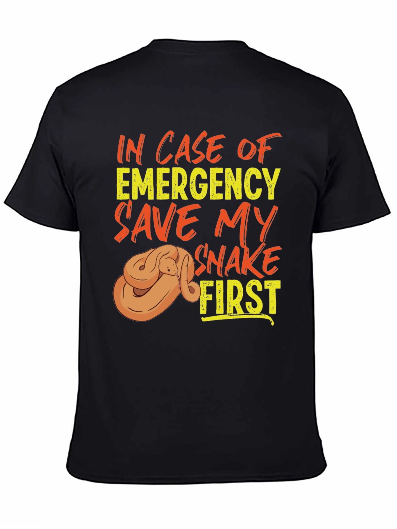 Save My Snake First T-Shirt Emergency Pet Reptile Tee