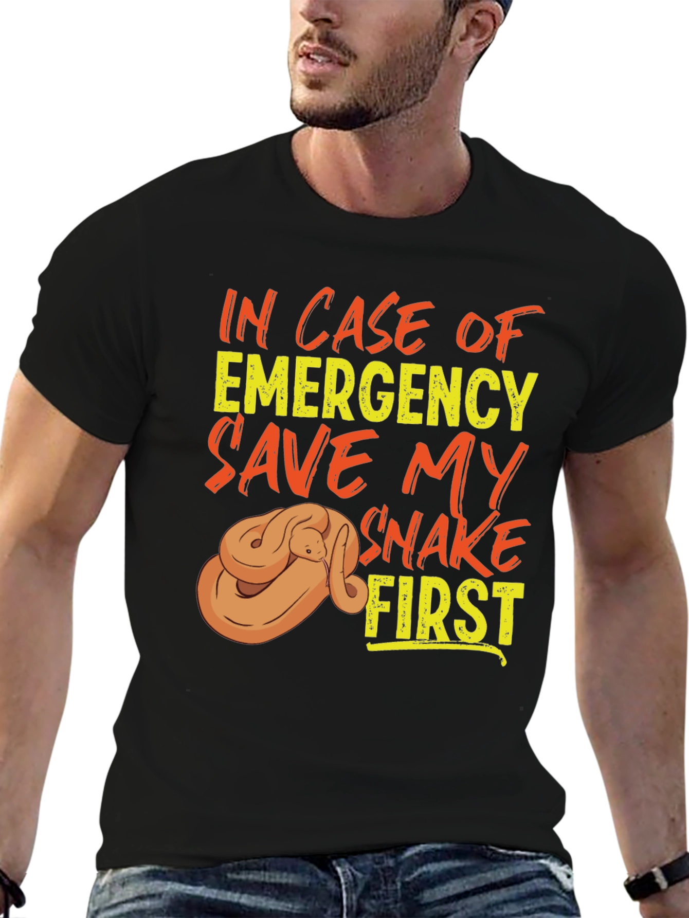 Save My Snake First T-Shirt Emergency Pet Reptile Tee