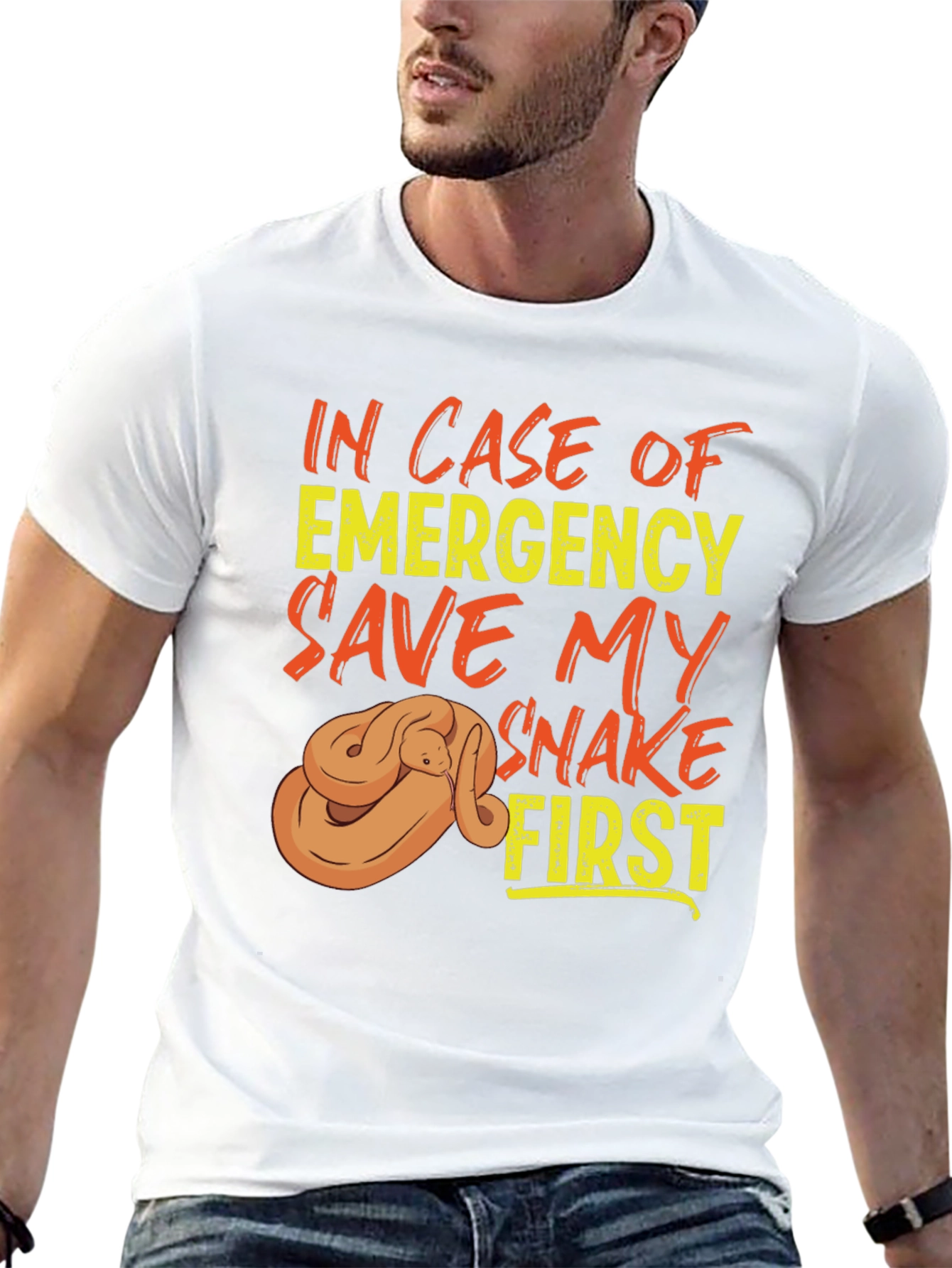 Save My Snake First T-Shirt Emergency Pet Reptile Tee