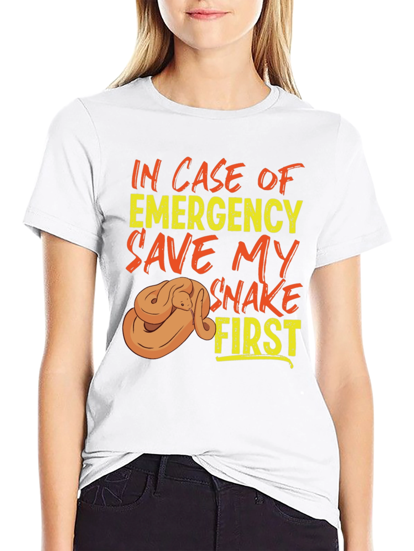 Save My Snake First T-Shirt Emergency Pet Reptile Tee