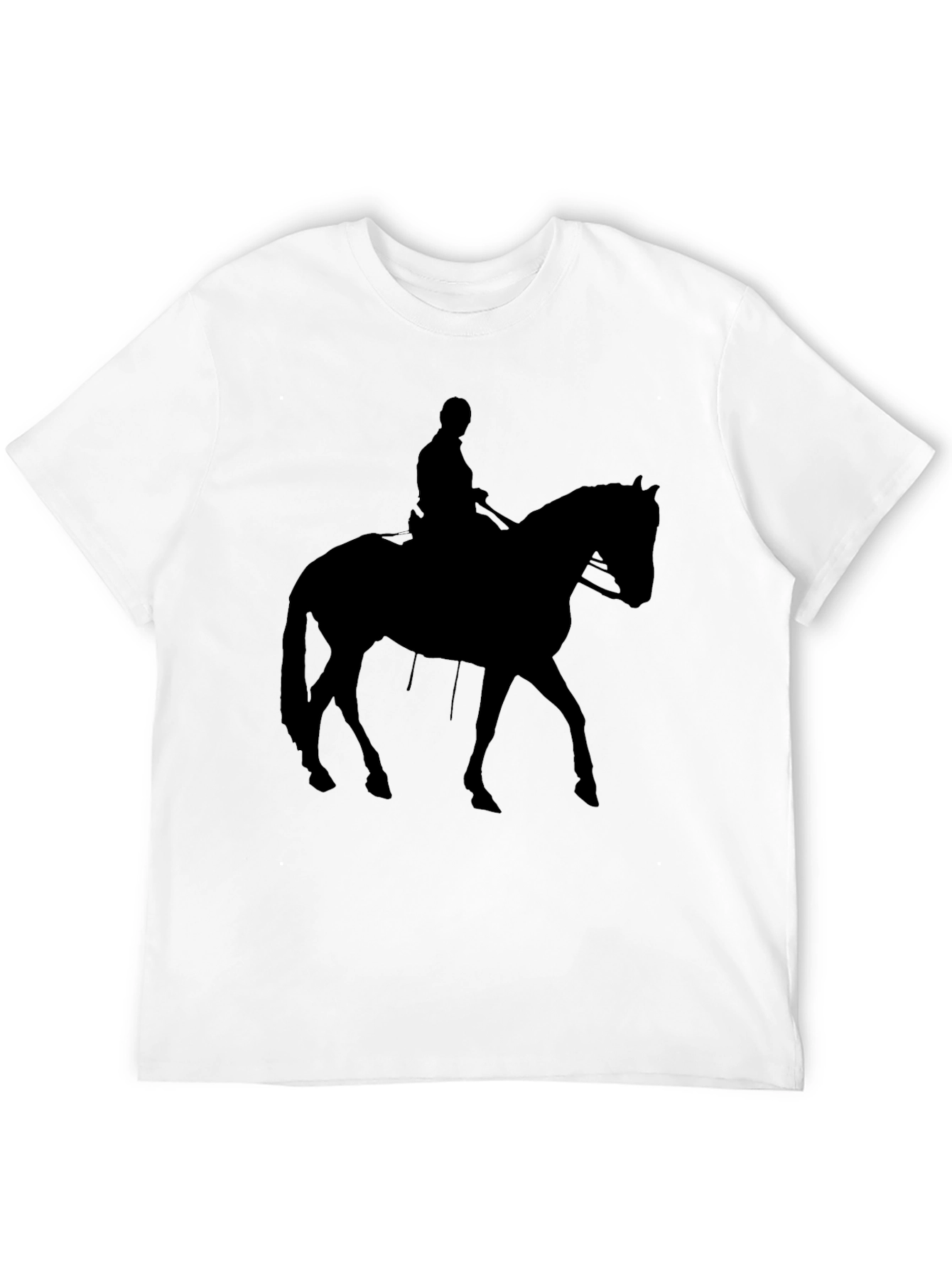 Equestrian Silhouette Black T-Shirt