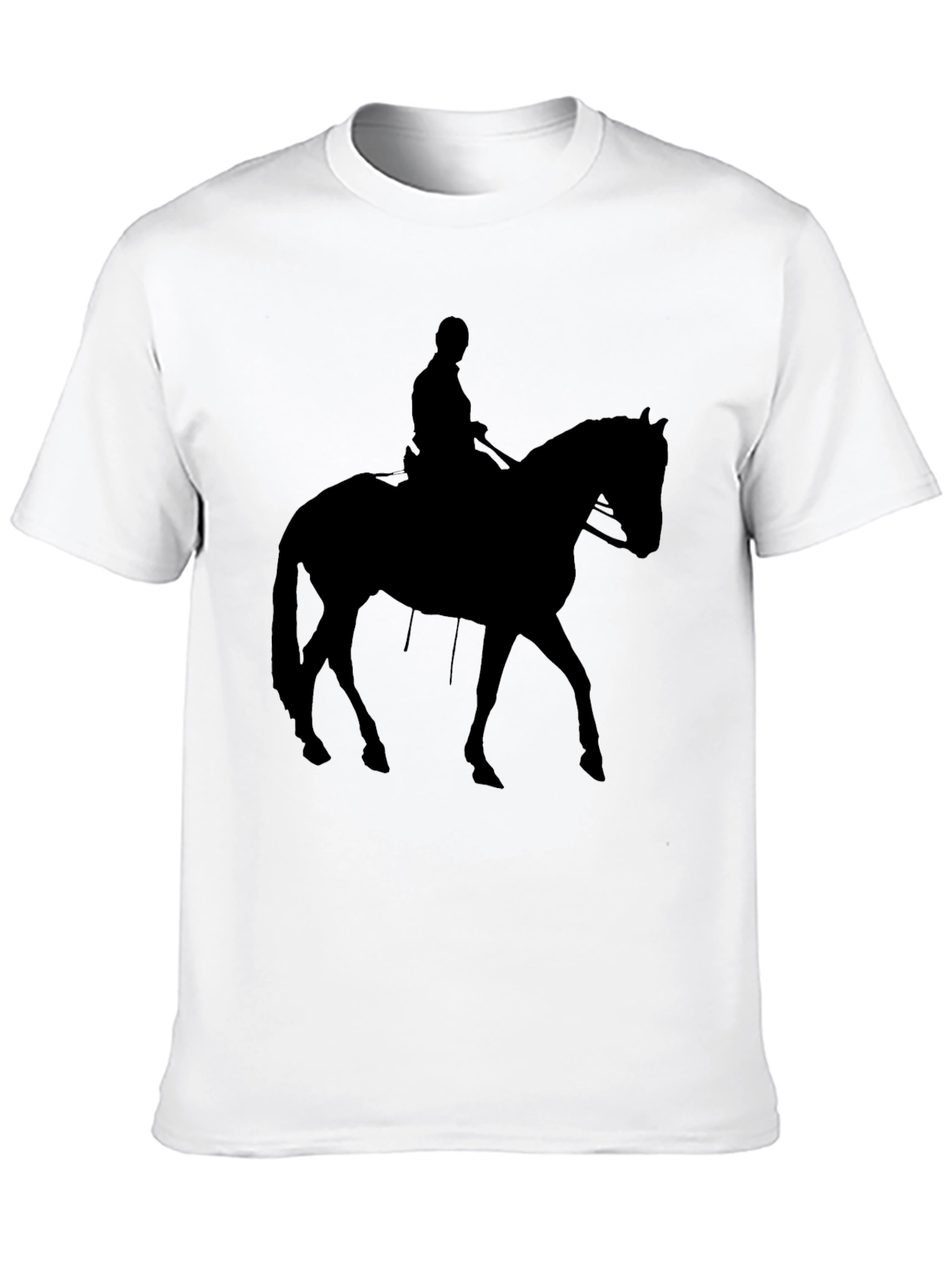 Equestrian Silhouette Black T-Shirt