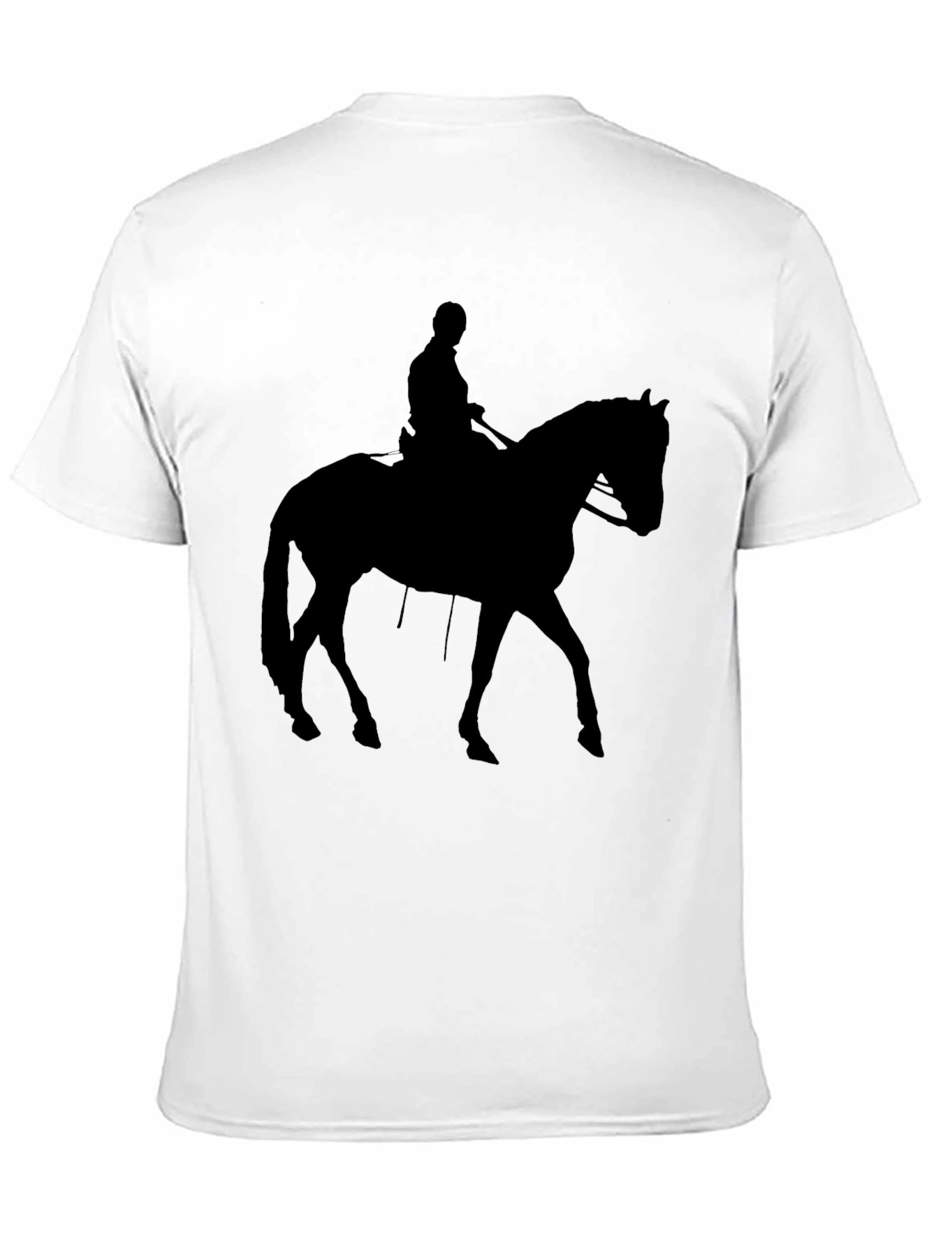 Equestrian Silhouette Black T-Shirt