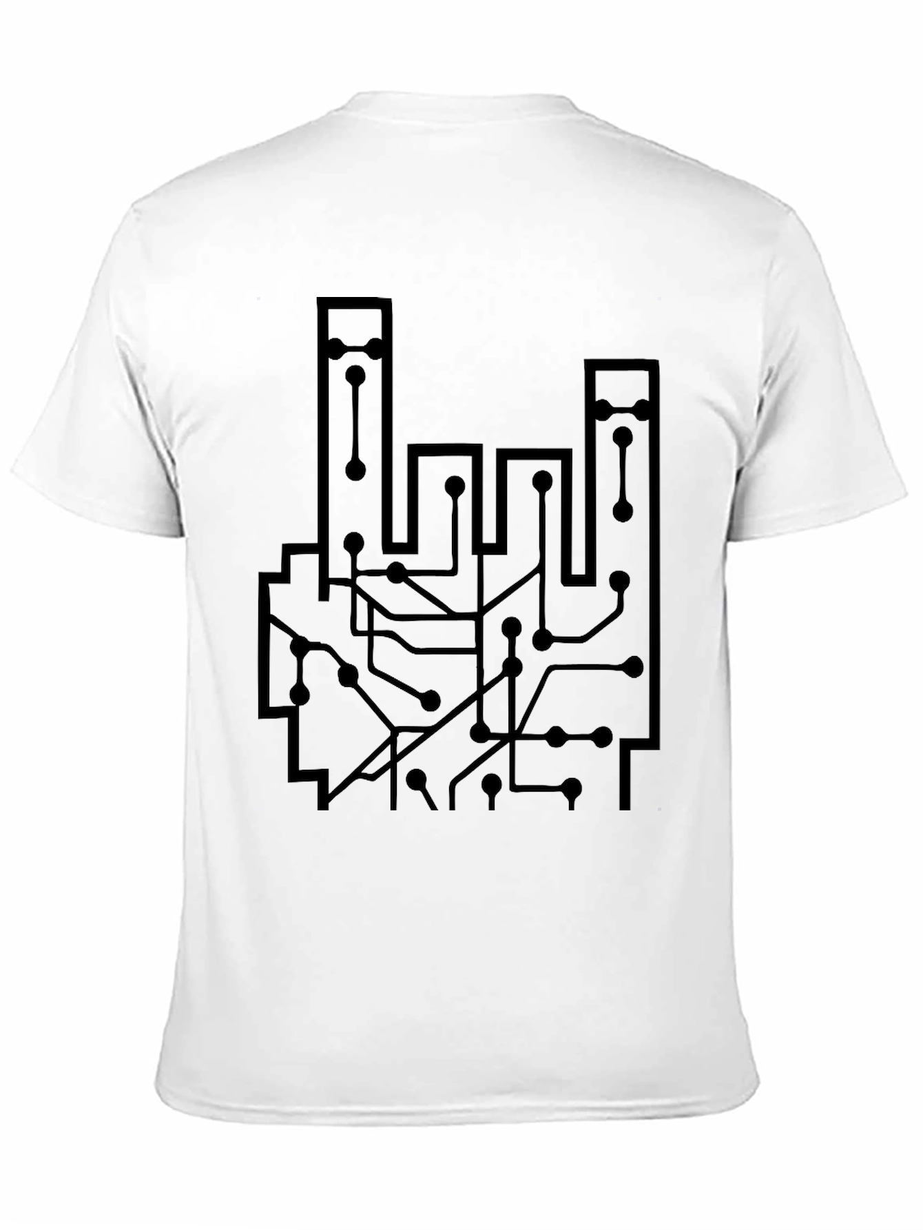Circuit Board Graphic T-Shirt