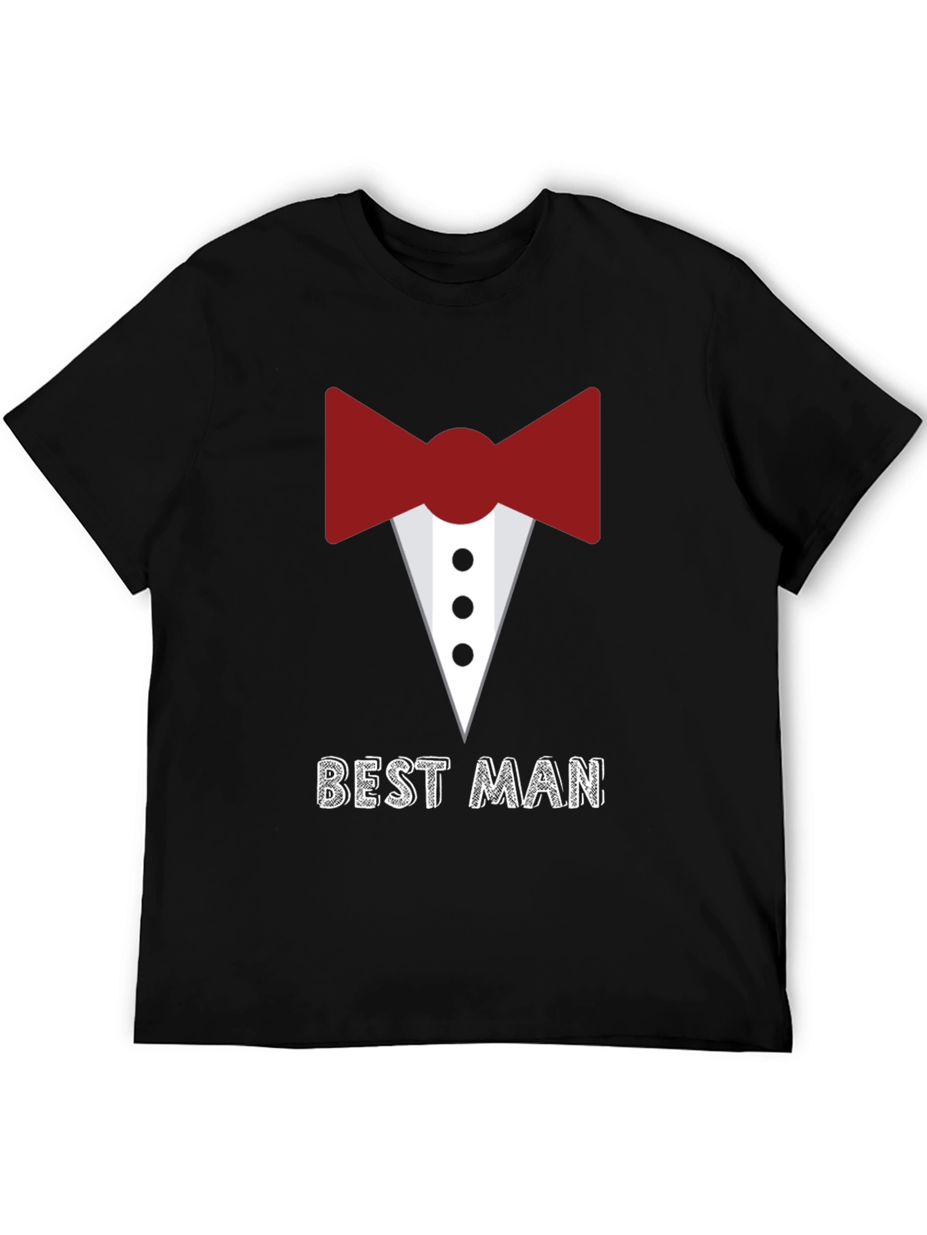 Best Man Tuxedo Graphic Tee - Wedding Party Apparel