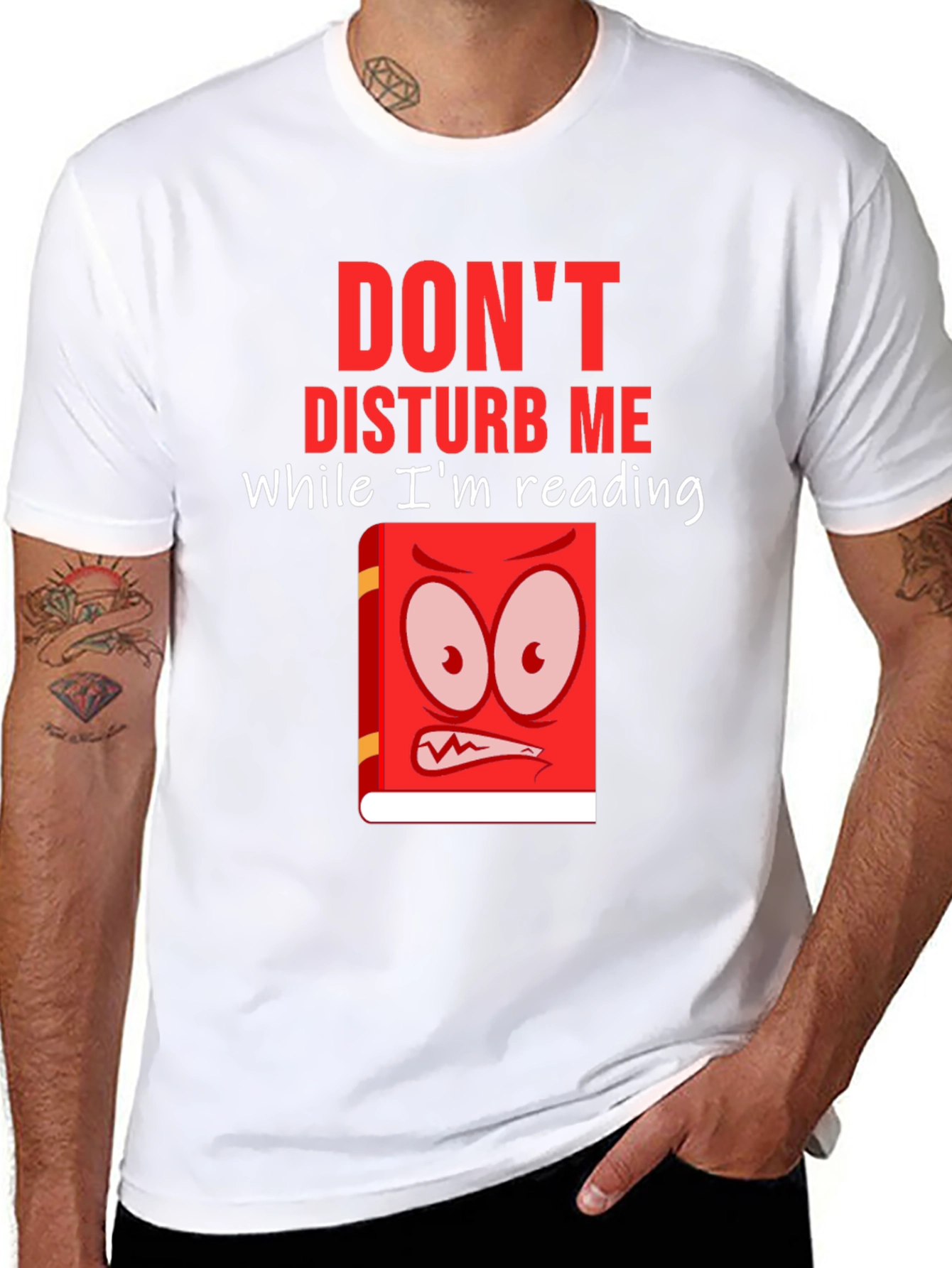 Dont Disturb Me Reading T-Shirt
