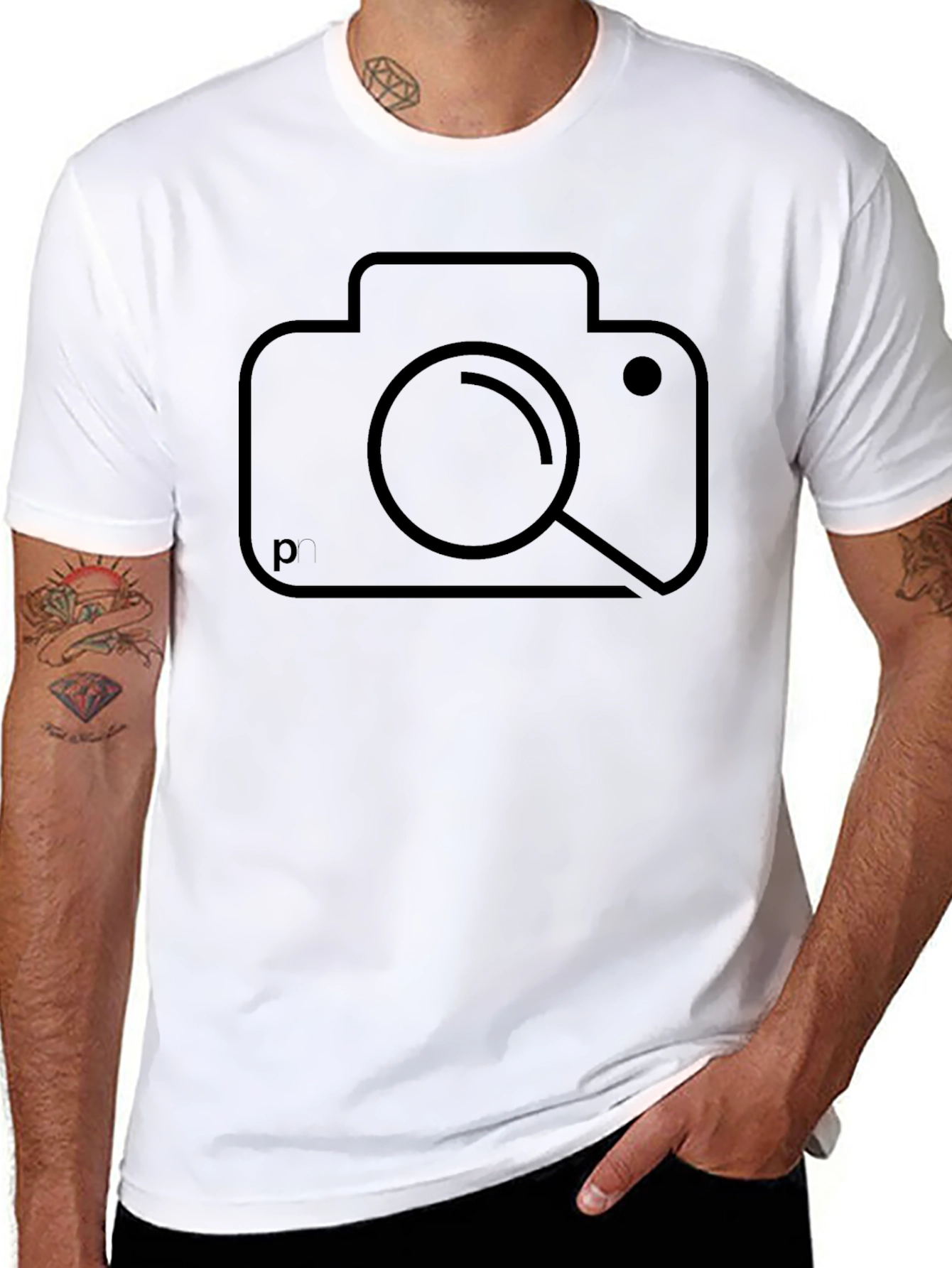 Camera Graphic Tee - Photographer Gift