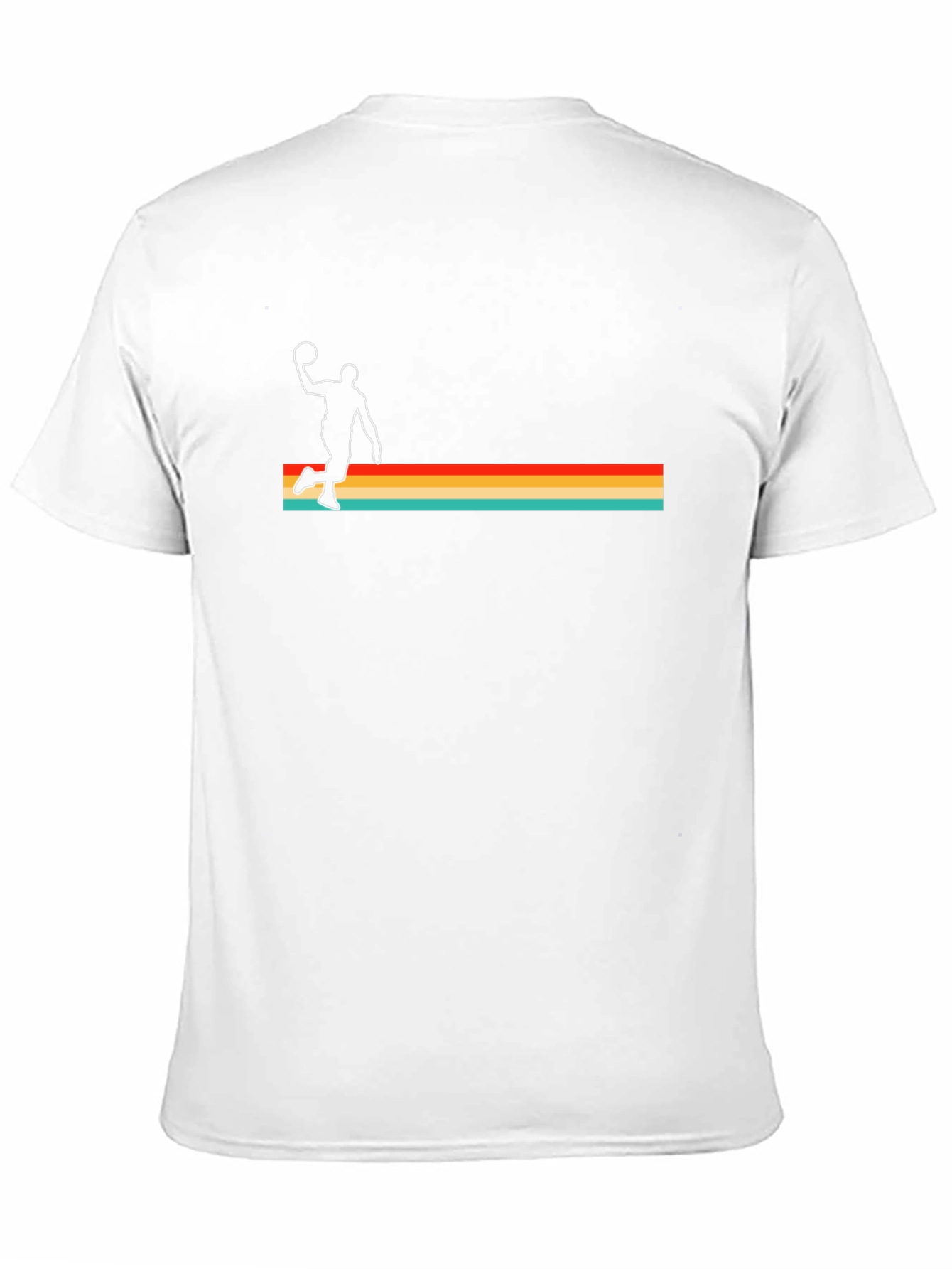 Retro Basketball Graphic Tee - Black