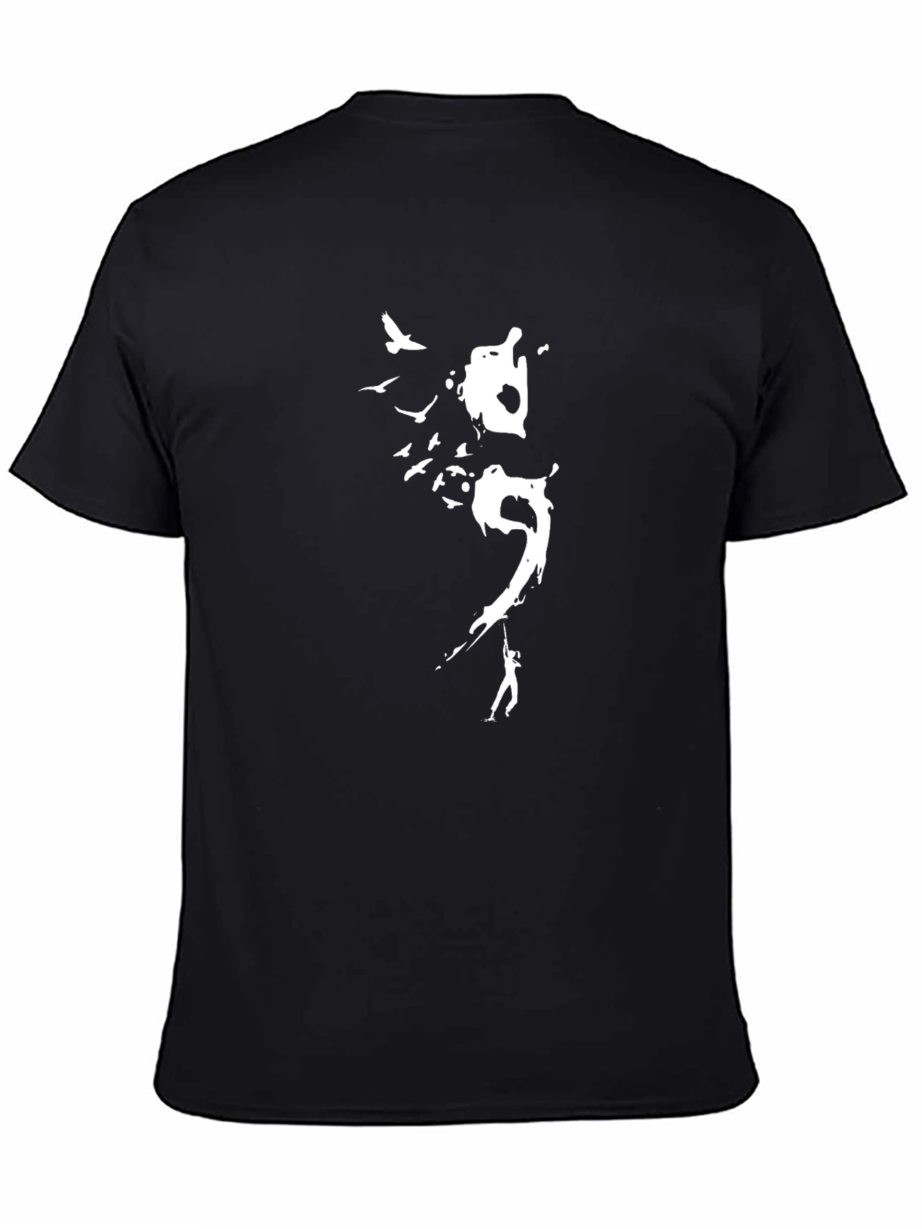 Abstract Art Black T-Shirt