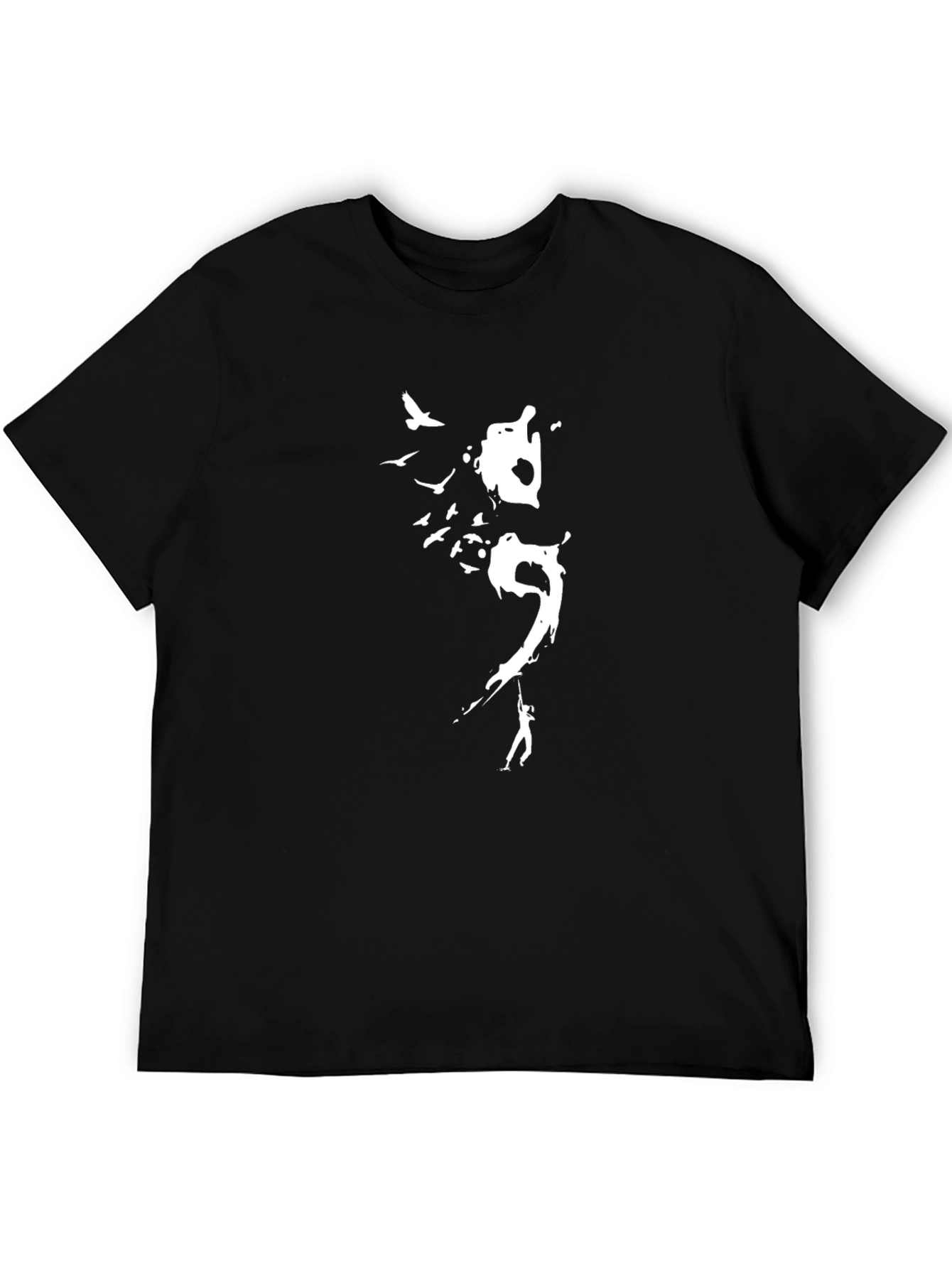 Abstract Art Black T-Shirt