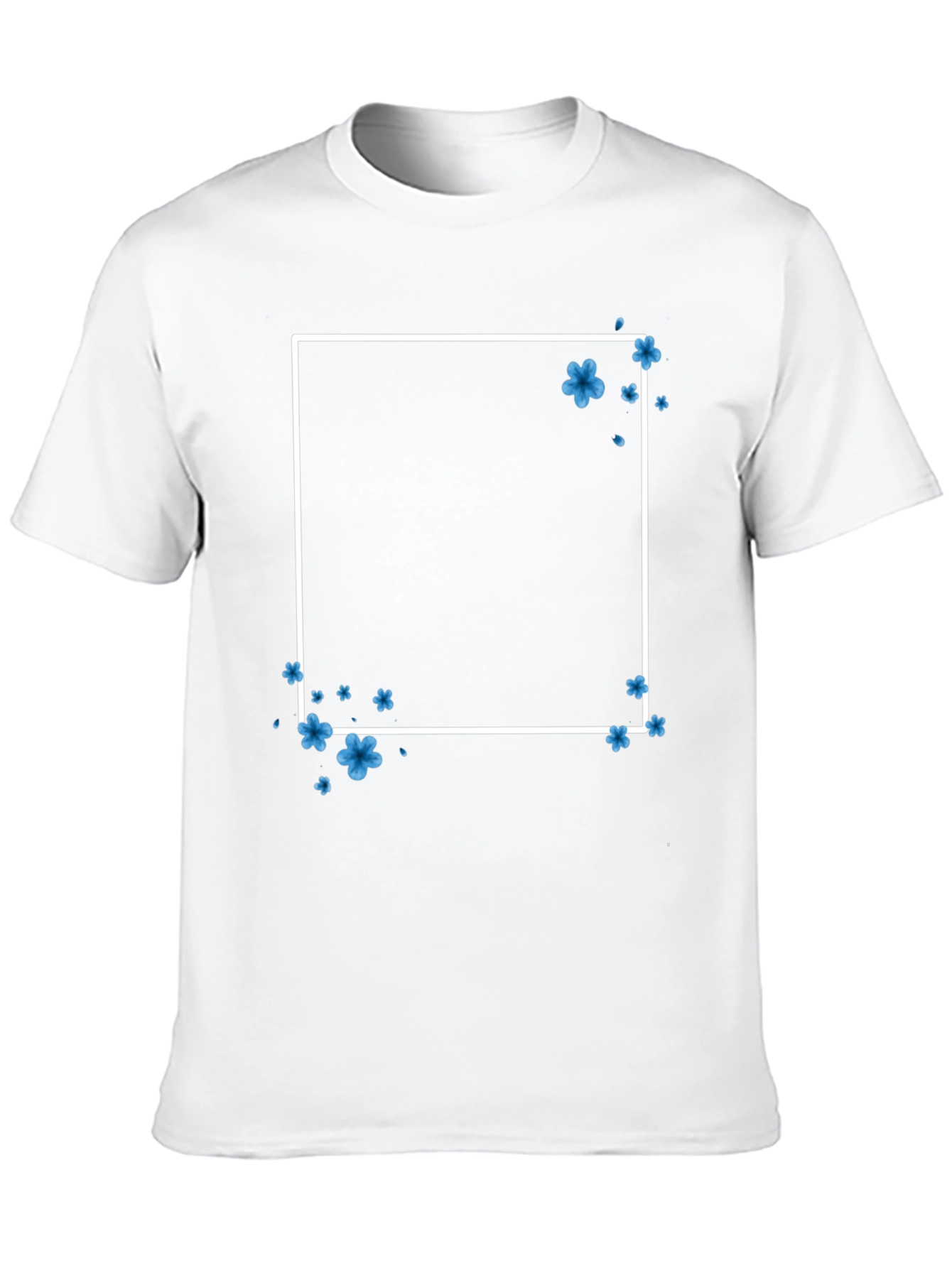 Floral Square Graphic T-Shirt