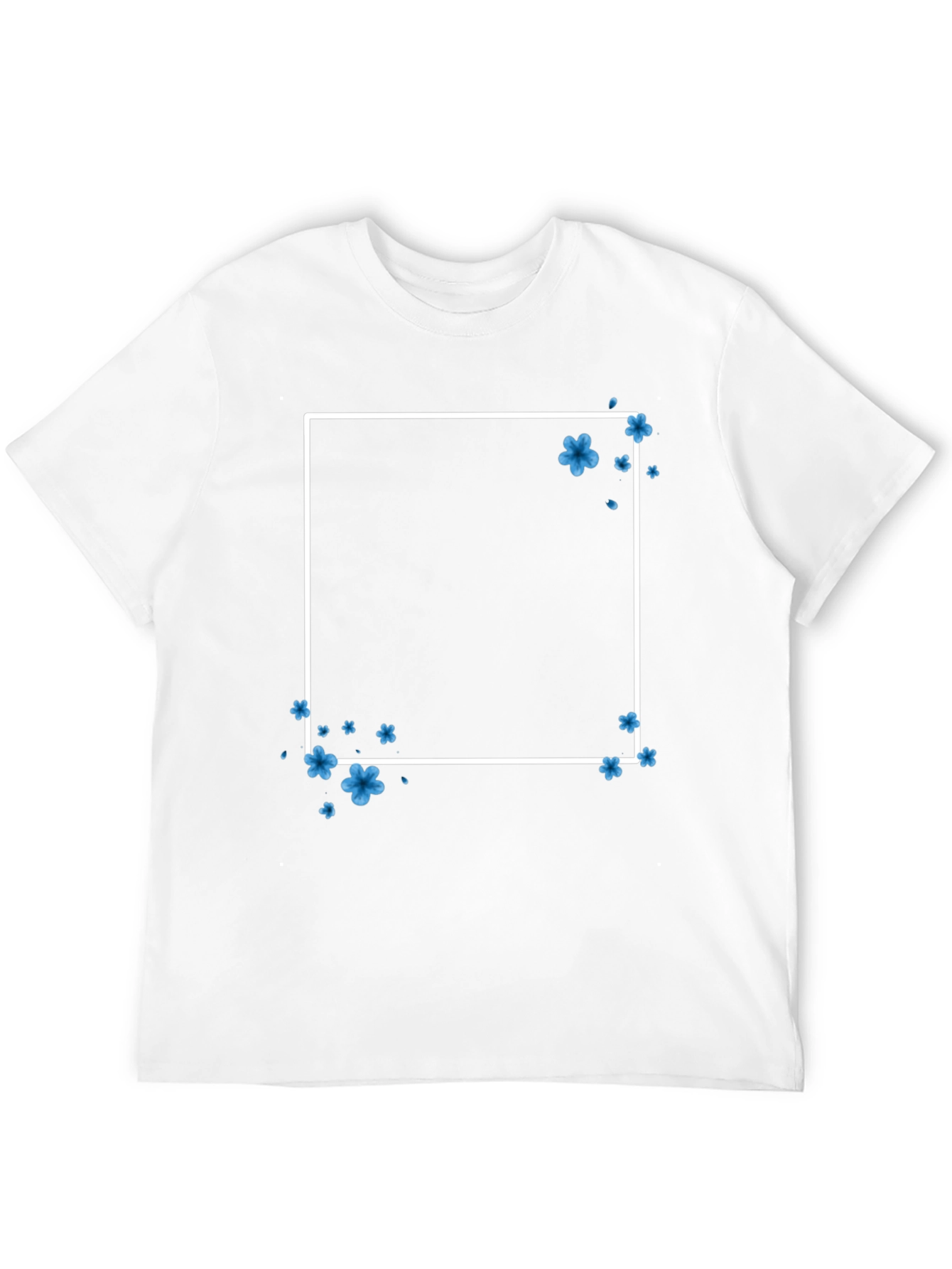 Floral Square Graphic T-Shirt