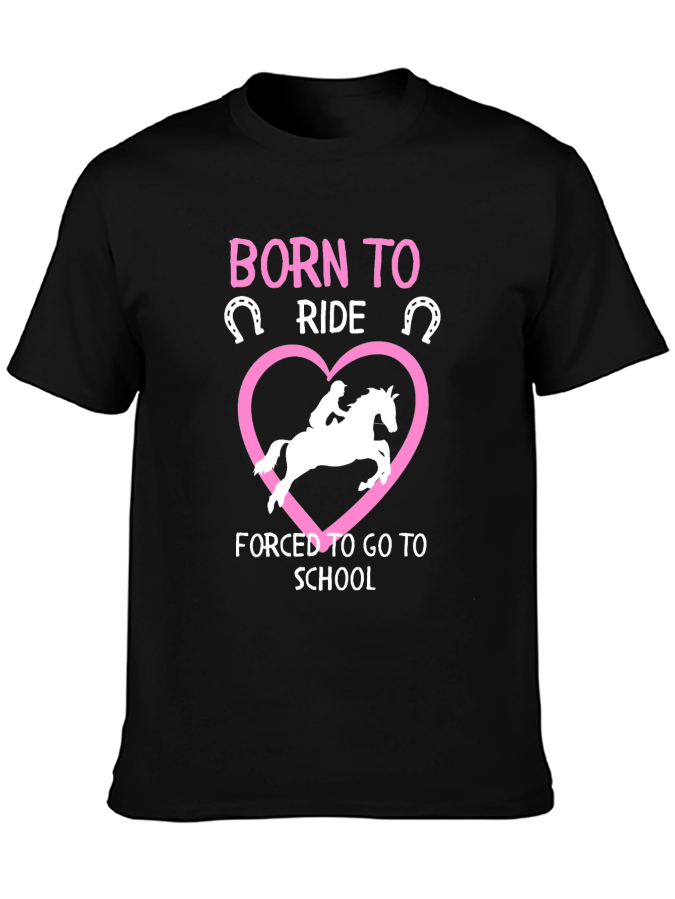 Born to Ride Horse Graphic T-Shirt